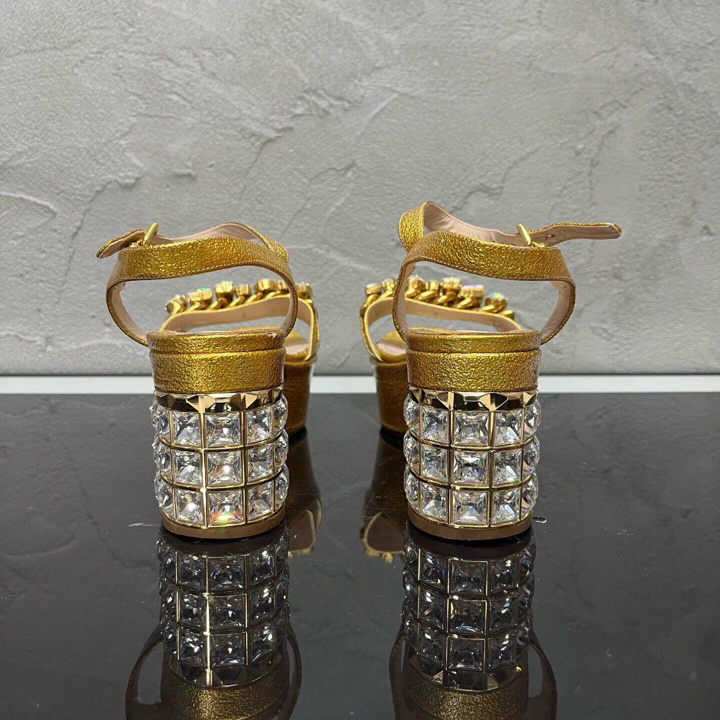 Miu Miu Miu Miu crystal high heels EU 36 Size US 5 / IT 35 - 5 Thumbnail