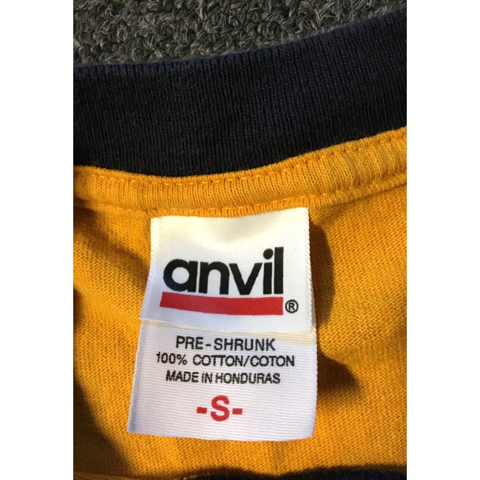Anvil VINTAGE Big Cock Beer Ringer Shirt S Yellow Mens Graphic Tee 90s Grunge Humor Bar Size US S / EU 44-46 / 1 - 6 Thumbnail