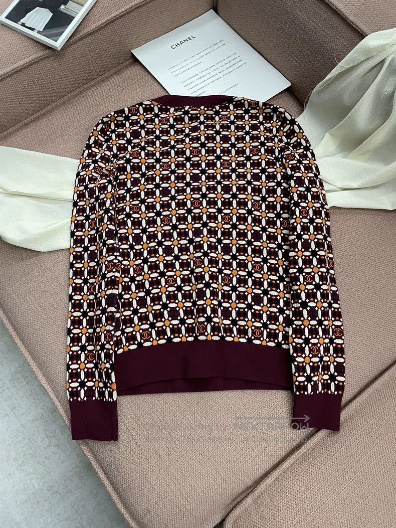 Chanel Chanel Heavy industry full logo full double c wool sweater Size XXS / US 00 / IT 34 - 3 Thumbnail
