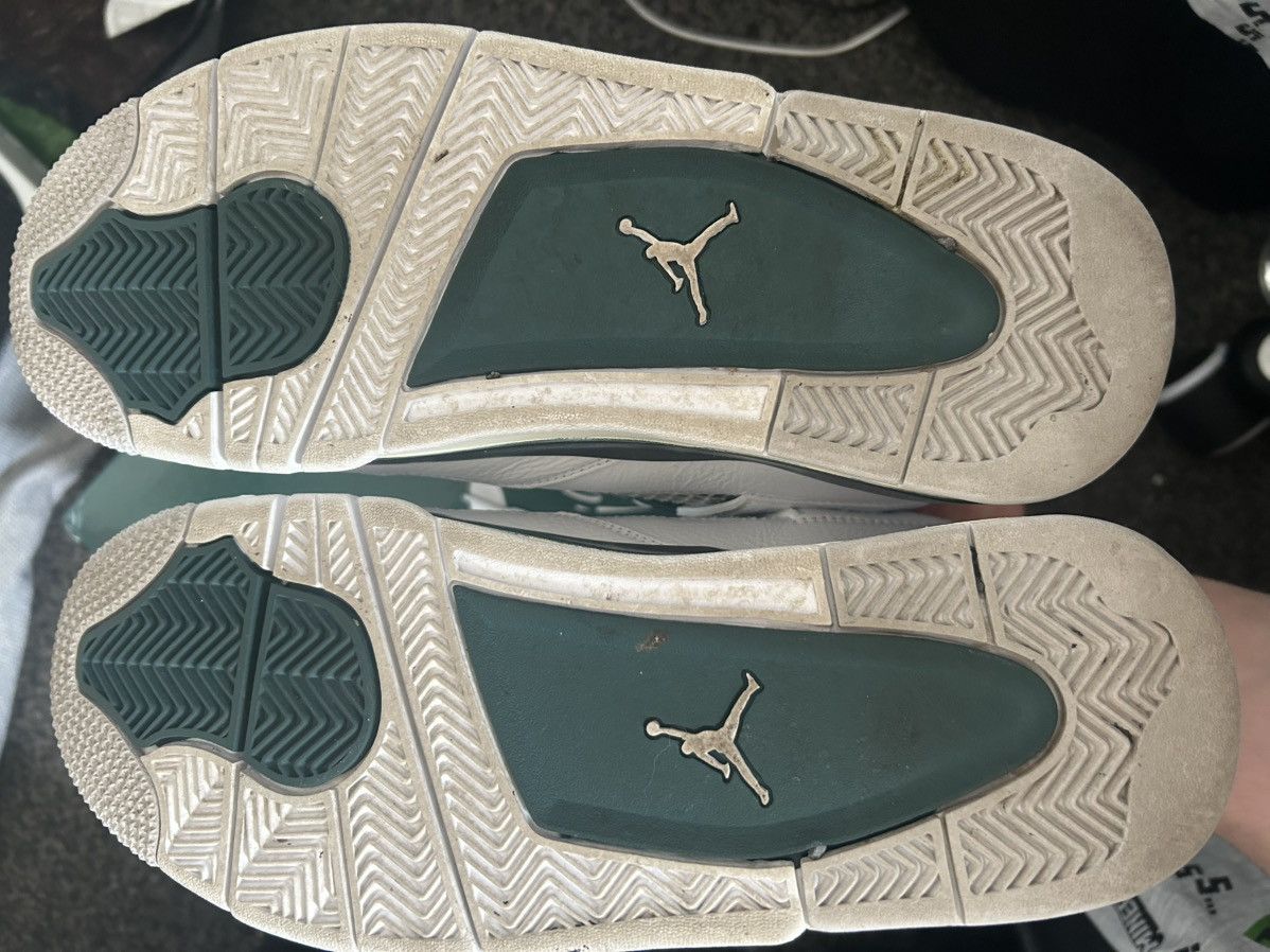 Jordan Brand Jordan 4 white/oxidised green Size US 9 / EU 42 - 8 Thumbnail
