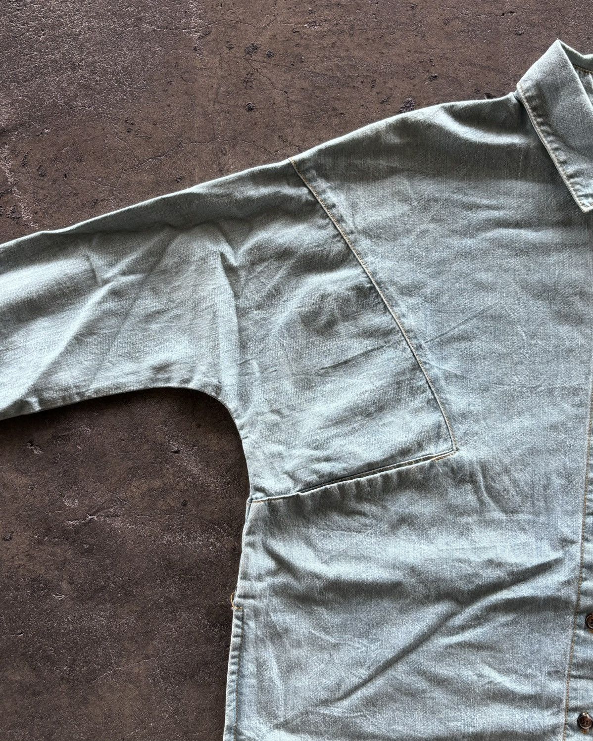 Designer × Issey Miyake × Japanese Brand Issey Miyake Unique Style Button Up Shirt Japanese Size US L / EU 52-54 / 3 - 3 Thumbnail