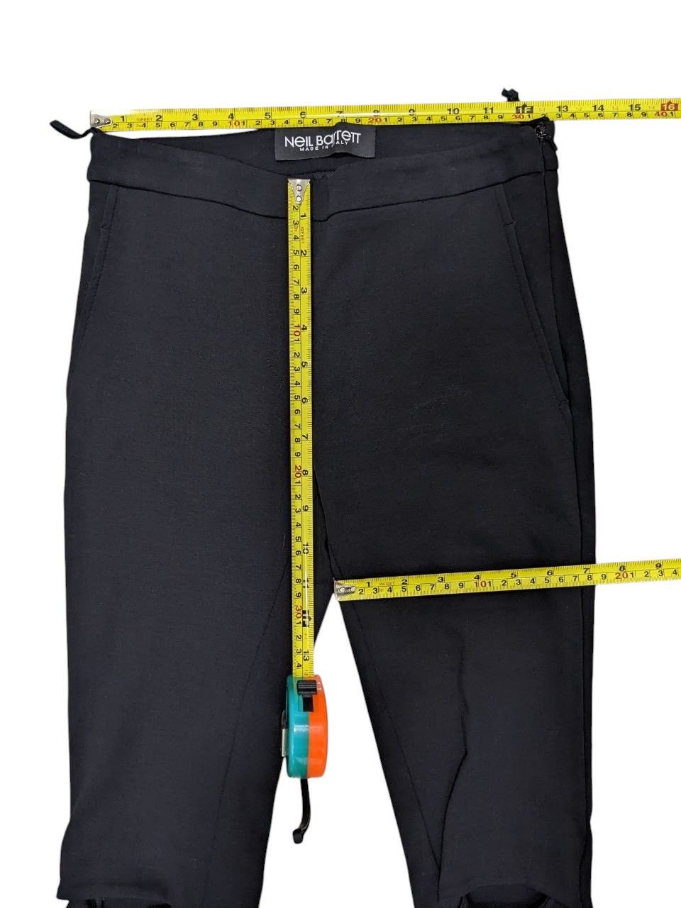 Neil Barrett RARE NEIL BARRETT CUT-OUT KNEE LEGGING PANTS SMART CASUAL Size 25" / US 0 / IT 36 - 11 Thumbnail