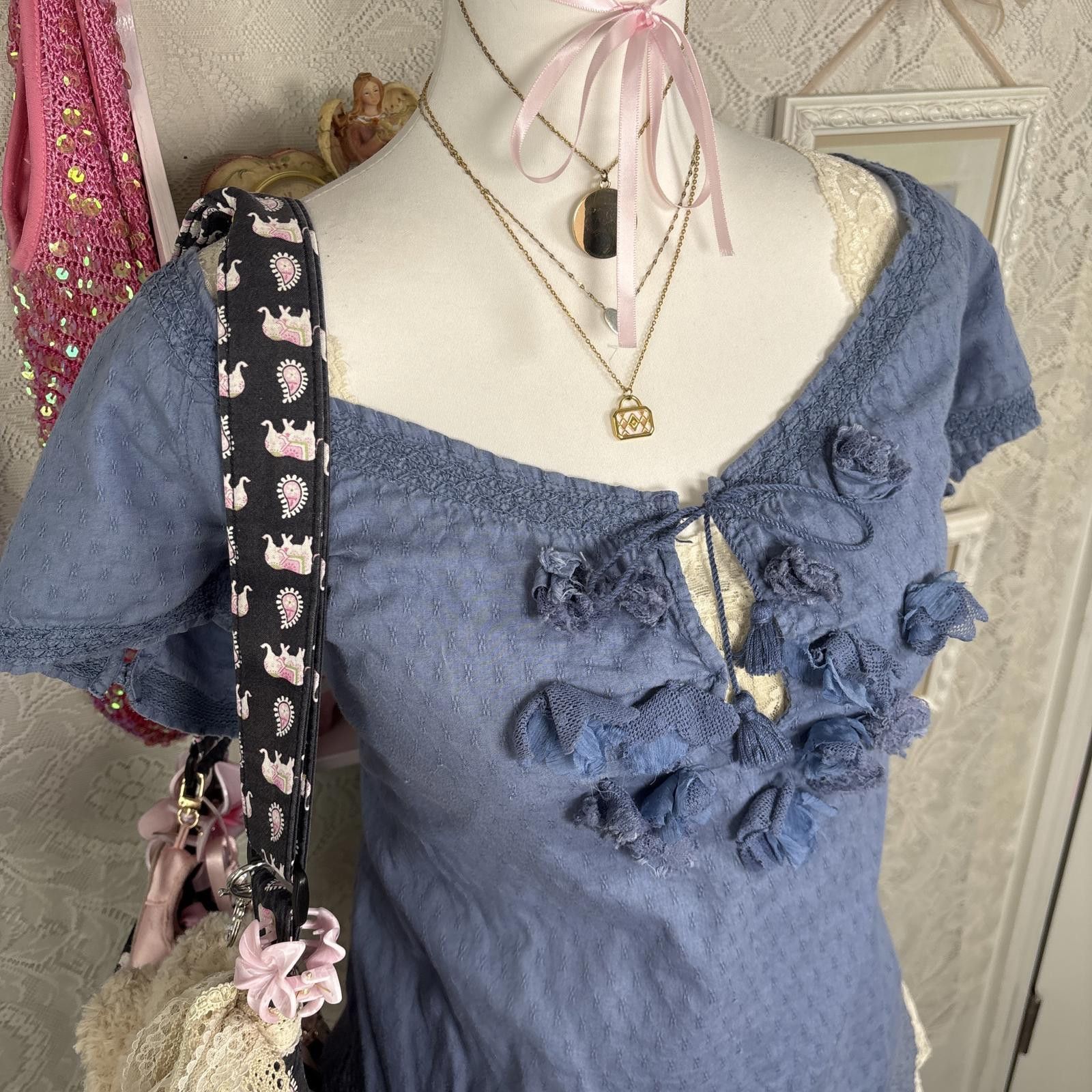 Abercrombie & Fitch y2k vintage Abercrombie babydoll blouse Size M / US 6-8 / IT 42-44 - 3 Thumbnail