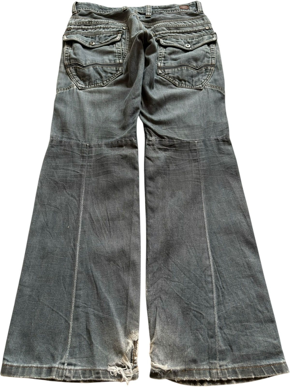 Japanese Brand Vintage Nicole Club For Men Tactical Bush Pant Flare Jeans Size US 28 / EU 44 - 2 Thumbnail