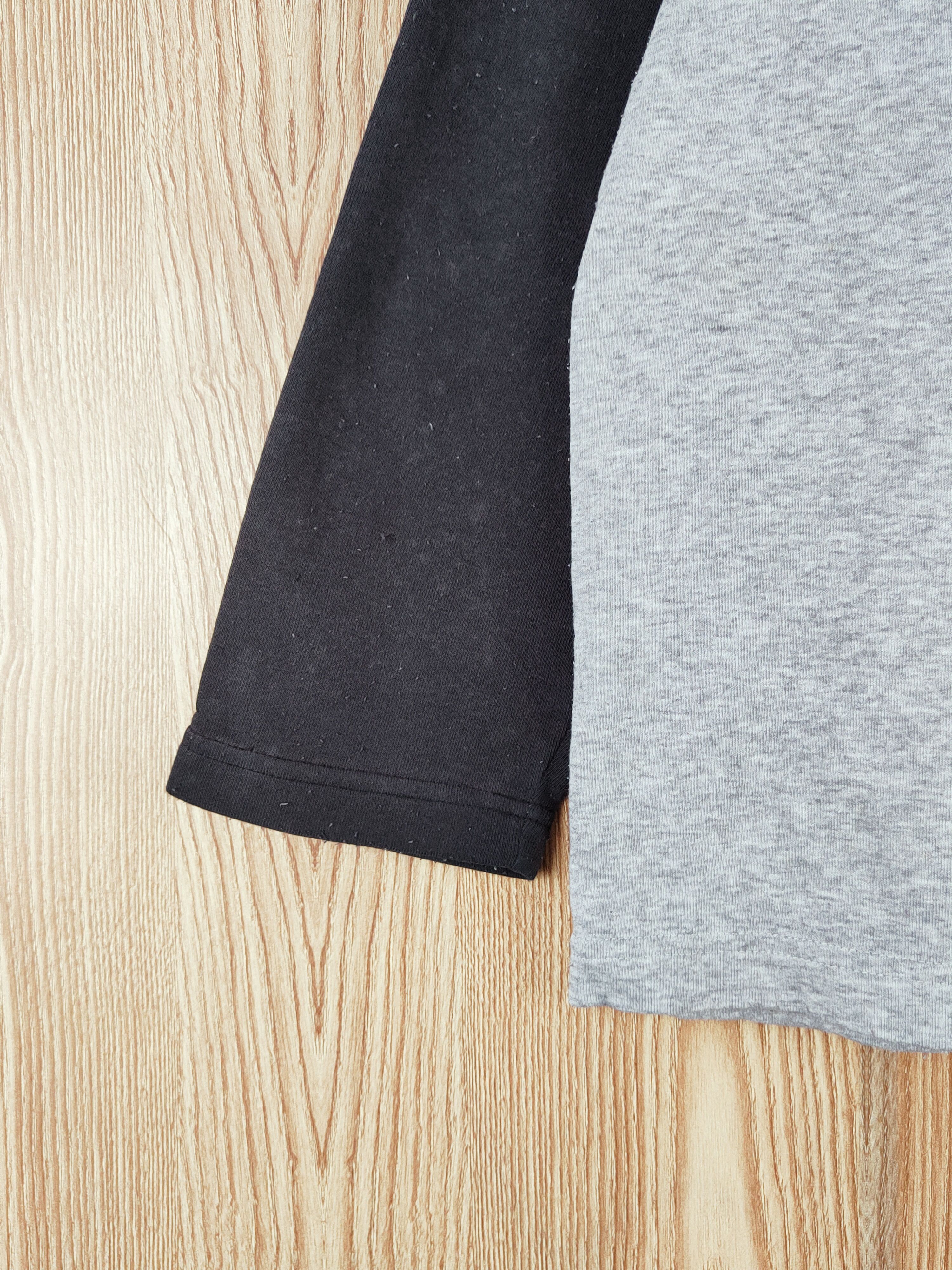 Anime × One Piece × Vintage One Piece Gray Black Long Sleeve T-shirts #W054 Size US M / EU 48-50 / 2 - 5 Thumbnail