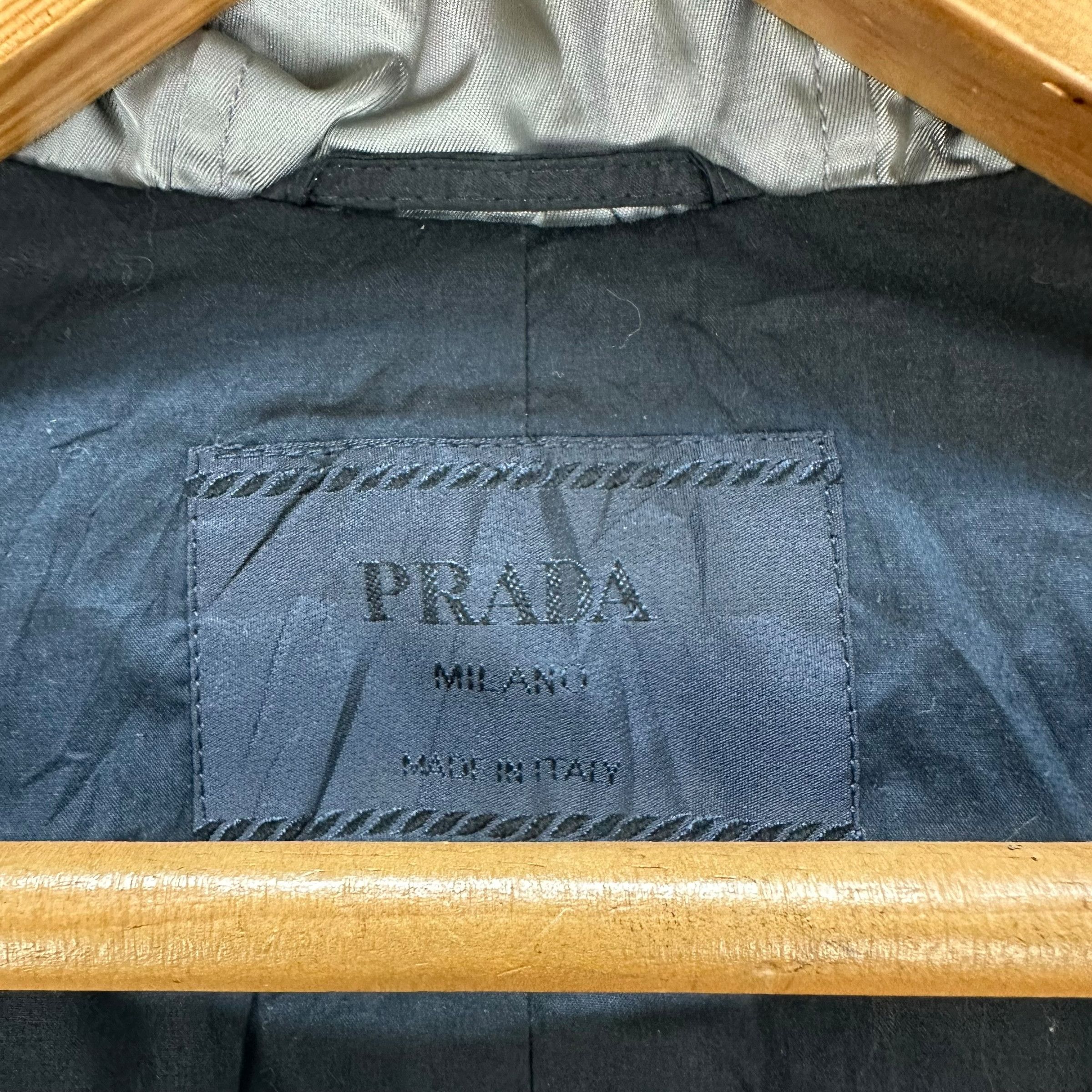 Prada PRADA MILANO Made in Italy Light Hooded Jacket #A50-1178 Size US M / EU 48-50 / 2 - 9 Thumbnail