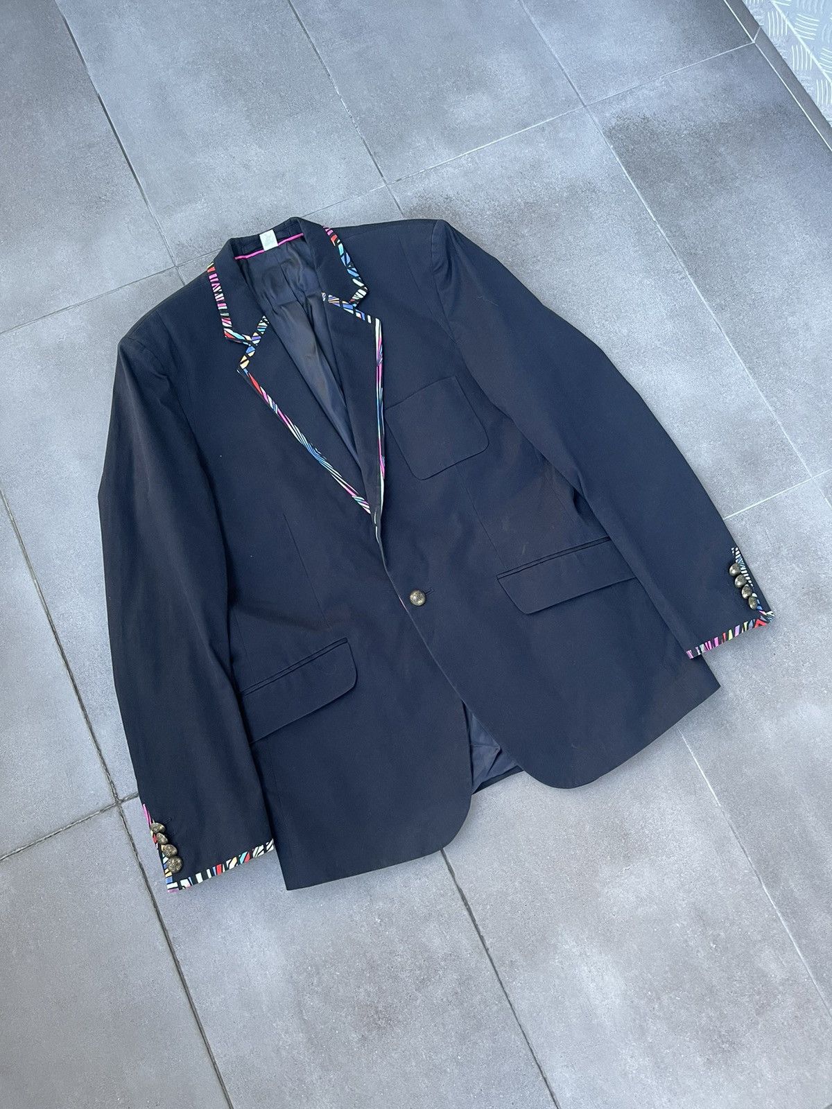Other AW09 Matthew Williamson X H&M Mosaics Navy Blazer Size US M / EU 48-50 / 2 - 9 Thumbnail