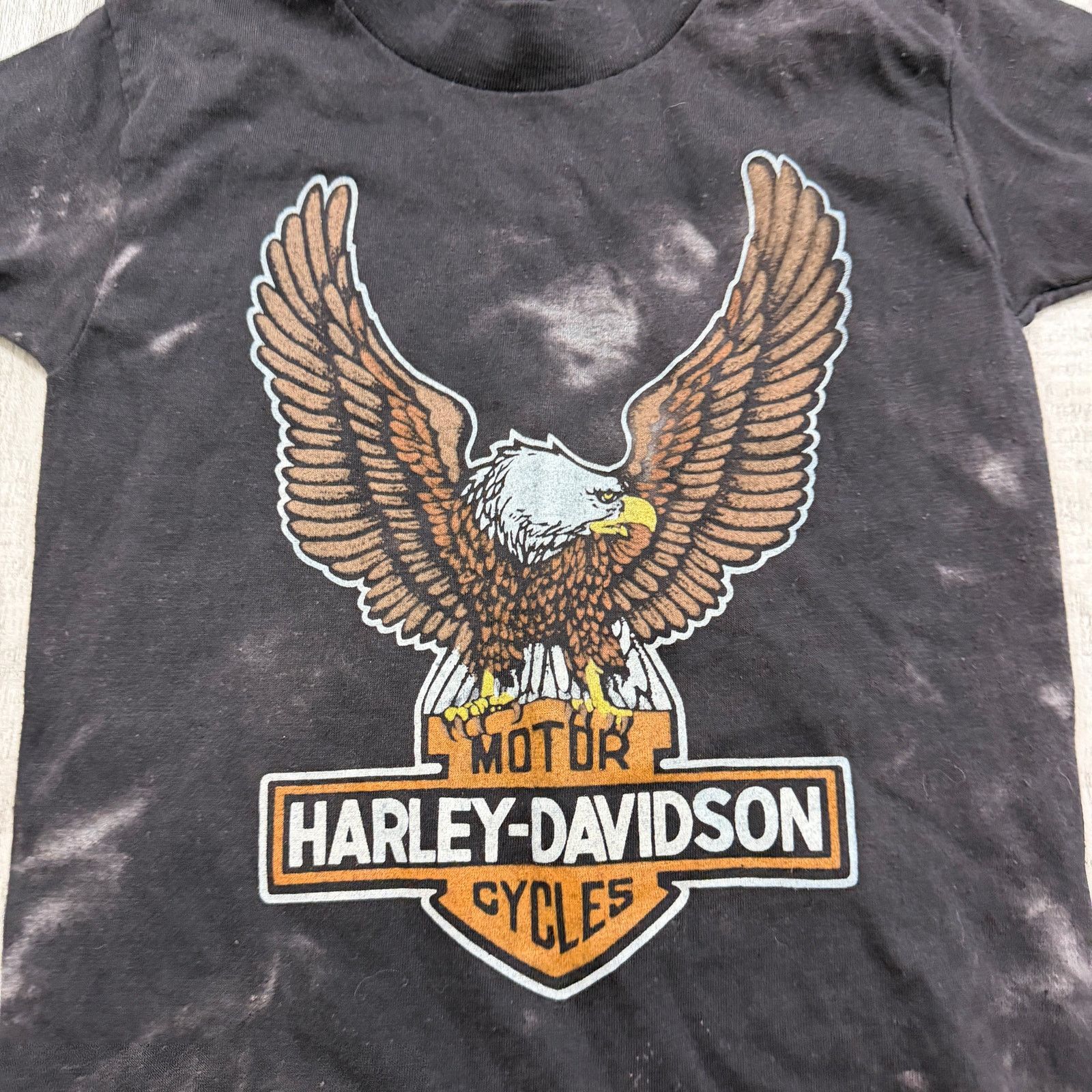 Vintage Harley Davidson Shirt Size Small 1970s Baby Tee 70s