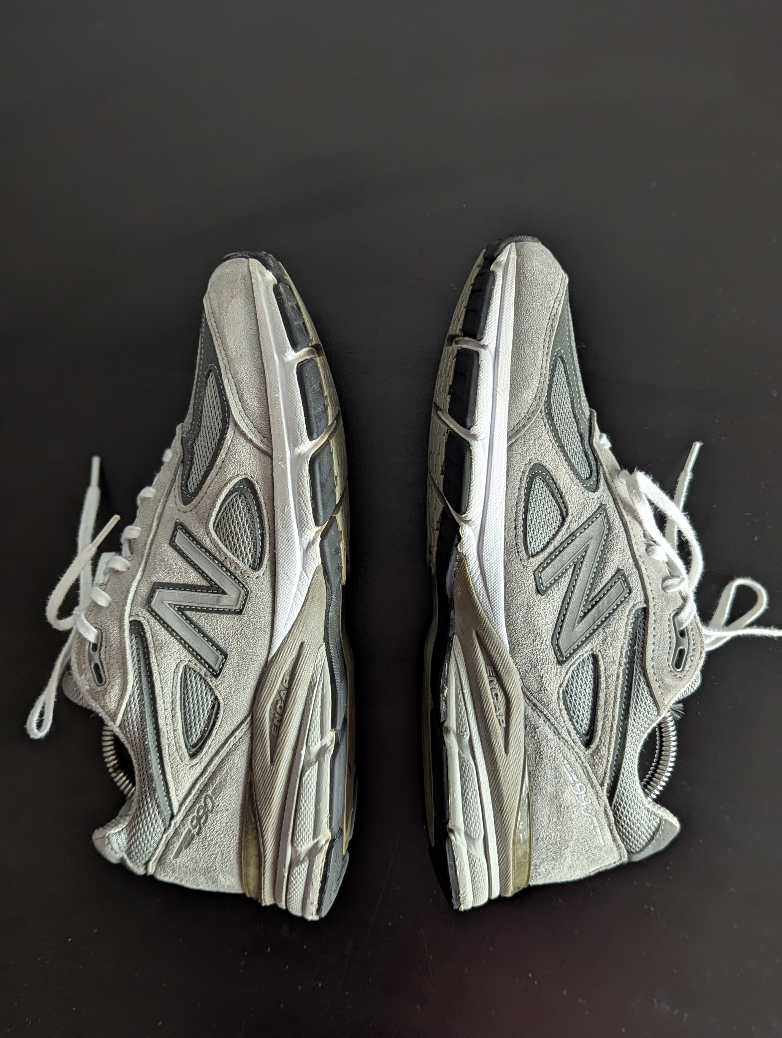 New Balance New Balance 990v4 Made In USA Silver Grey Black 990 993 Size US 9.5 / EU 42-43 - 5 Thumbnail