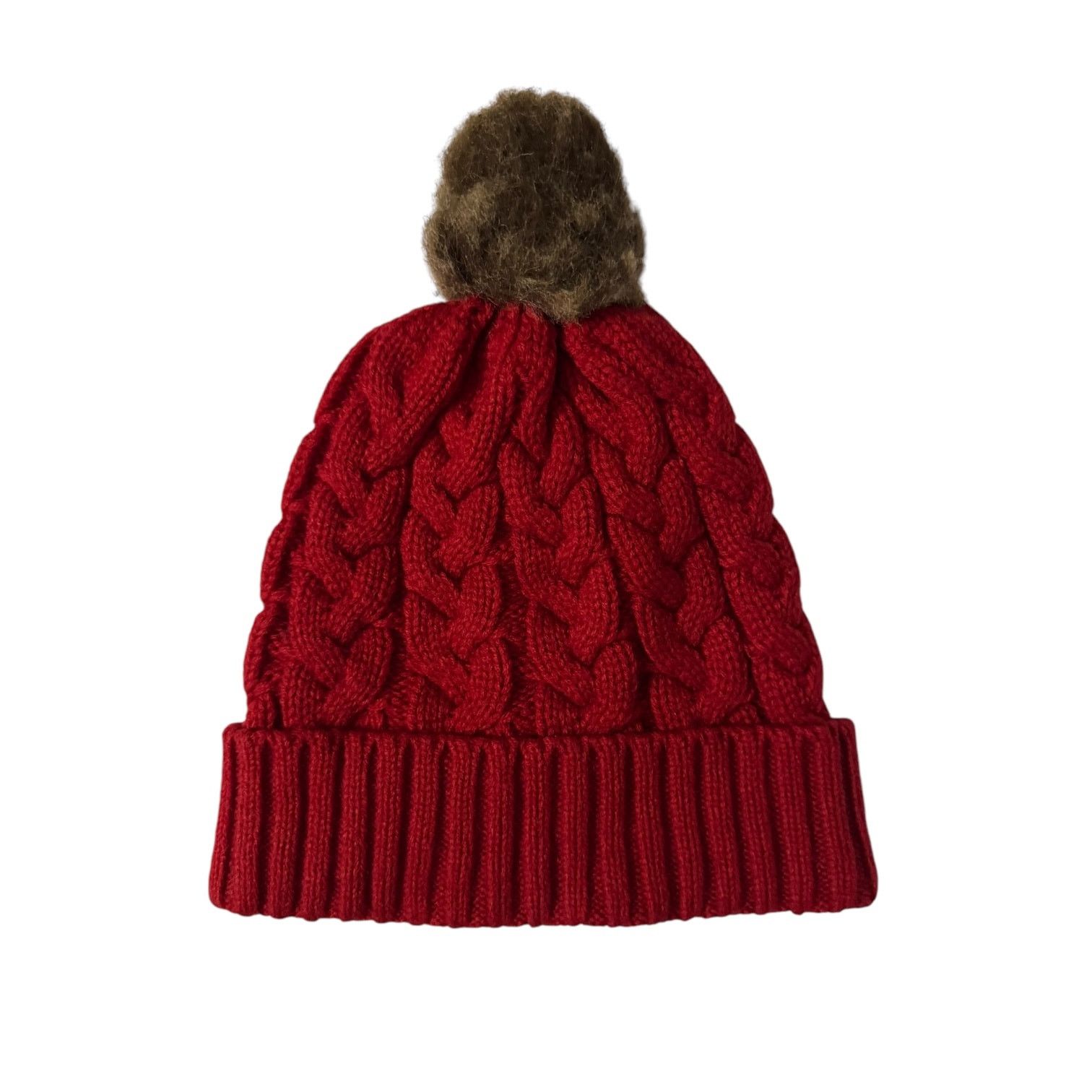 Other Unisex Red Knit Beanie Hat Winter Snow – One Size Fits Most Size ONE SIZE - 1 Thumbnail