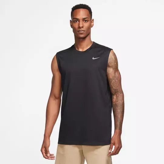 Nike Men's Dri-FIT Legend Sleeveless running T-Shirt Size US L / EU 52-54 / 3 - 3 Thumbnail