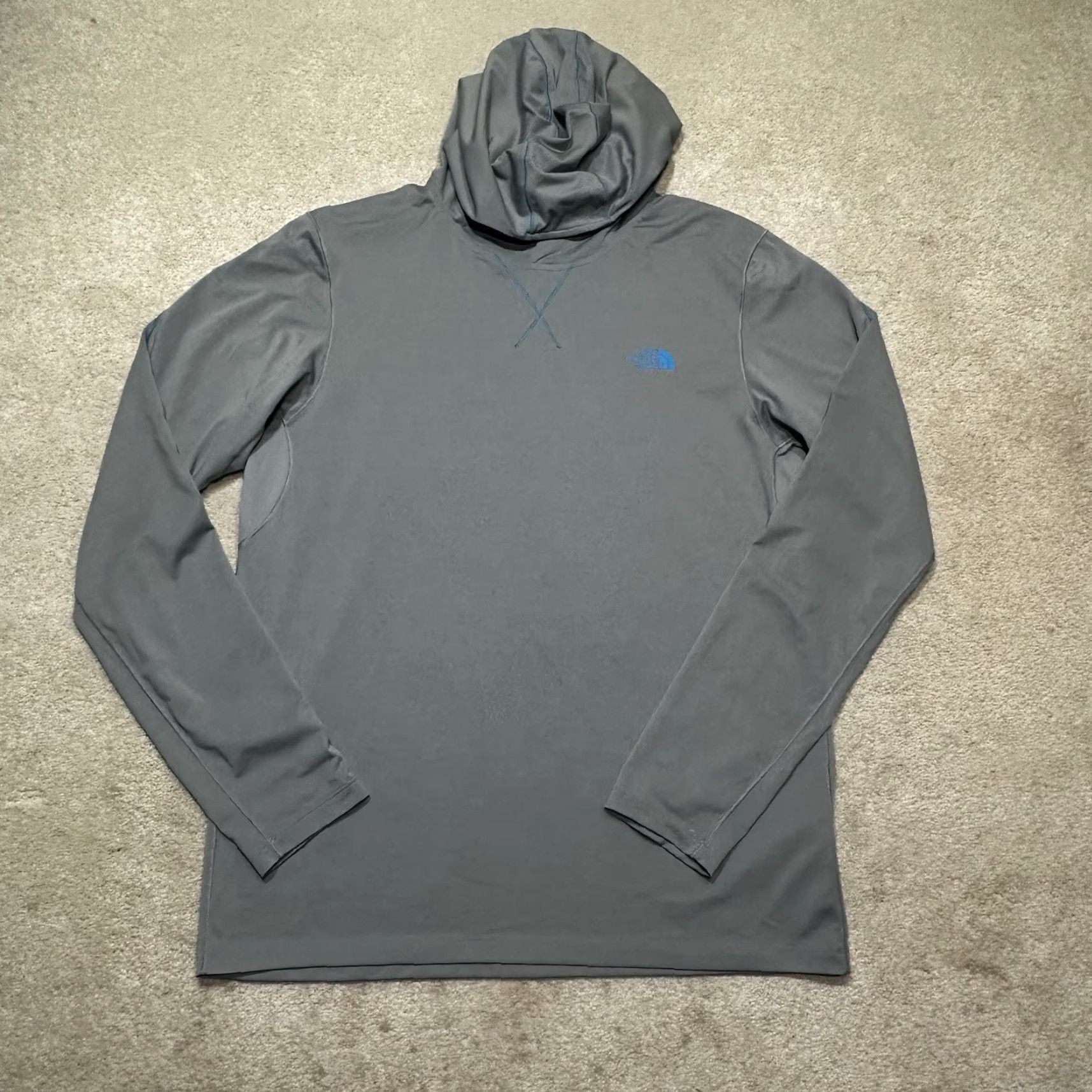 The North Face The North Face Reactor Hoodie Mens Medium Gray Lightweight Flashdry XD Size US M / EU 48-50 / 2 - 2 Thumbnail