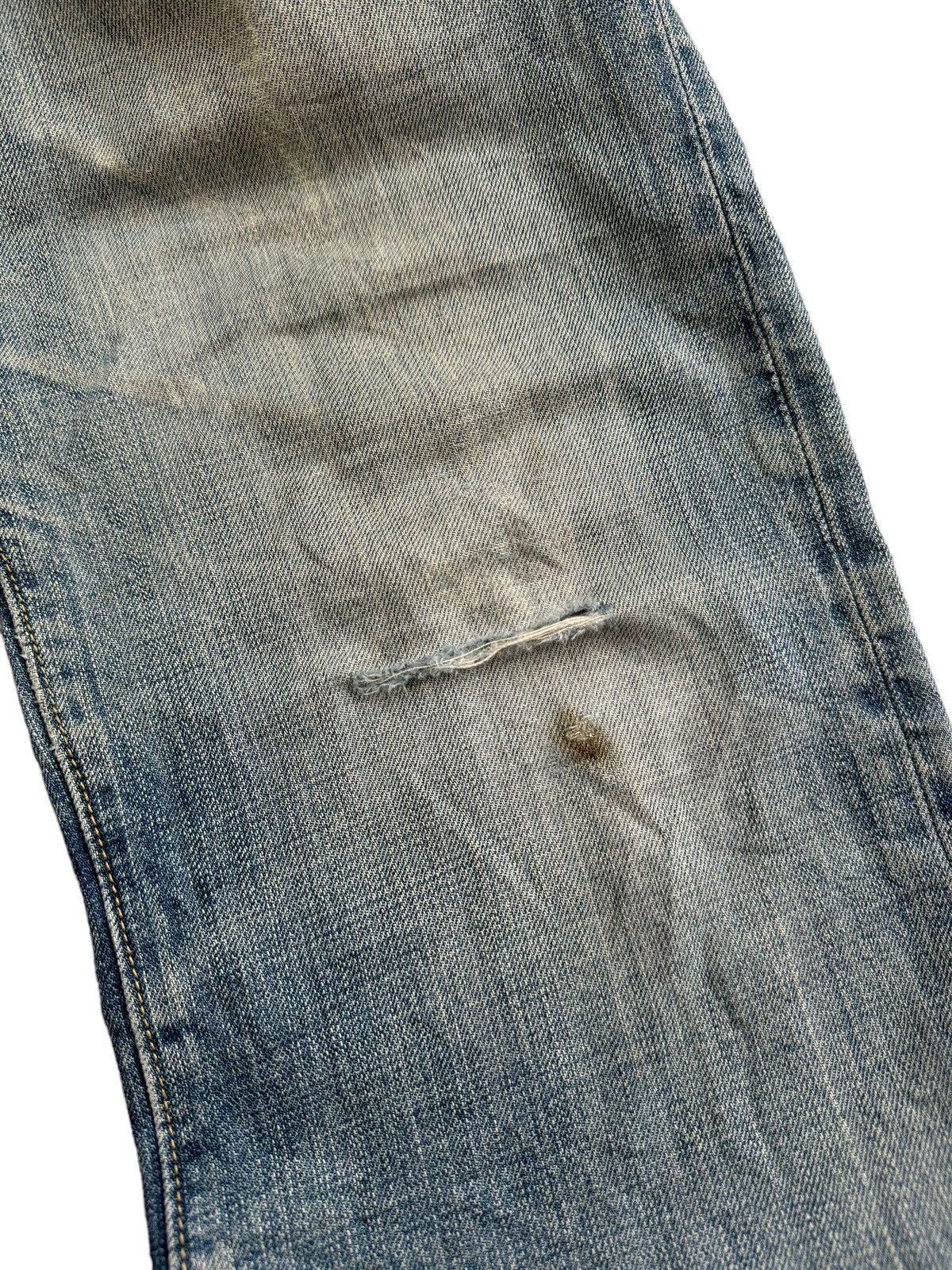 Gap 💸LASTDROP💸 Vintage Gap 1969 Blue Faded Distressed Jeans Size US 35 - 13 Thumbnail