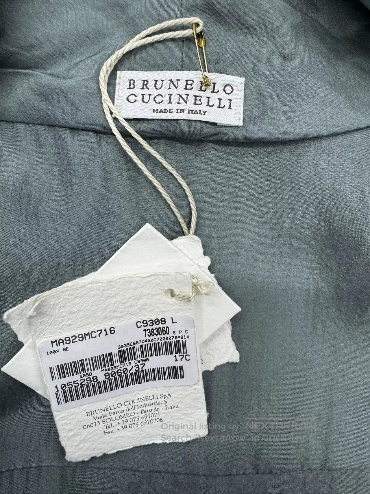 Brunello Cucinelli Brunello Cucinelli Silk Shirt for Women. Size L / US 10 / IT 46 - 6 Thumbnail