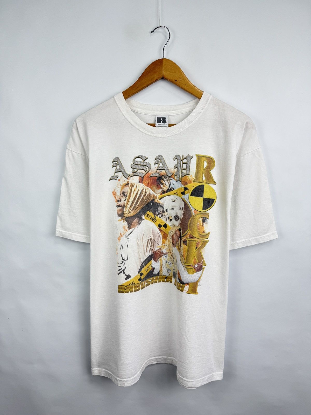 A$AP Rocky 🇺🇸 A$AP Rocky Babushka Boi T-Shirt Y2K Russel Athletic Rare Size US XL / EU 56 / 4 - 3 Thumbnail