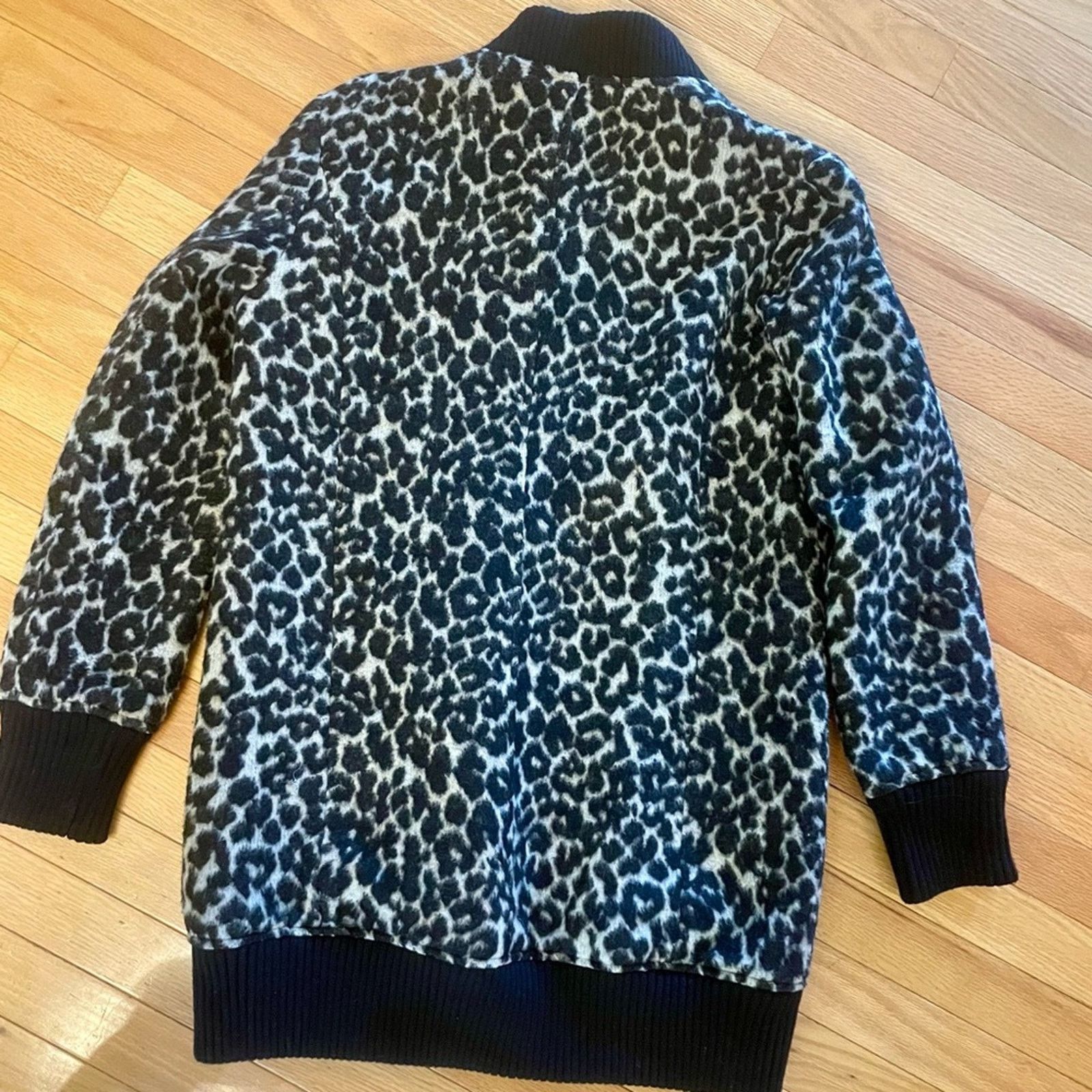 Sam Edelman Sam Edelman Black and White Leopard Jacket Size S / US 4 / IT 40 - 3 Thumbnail