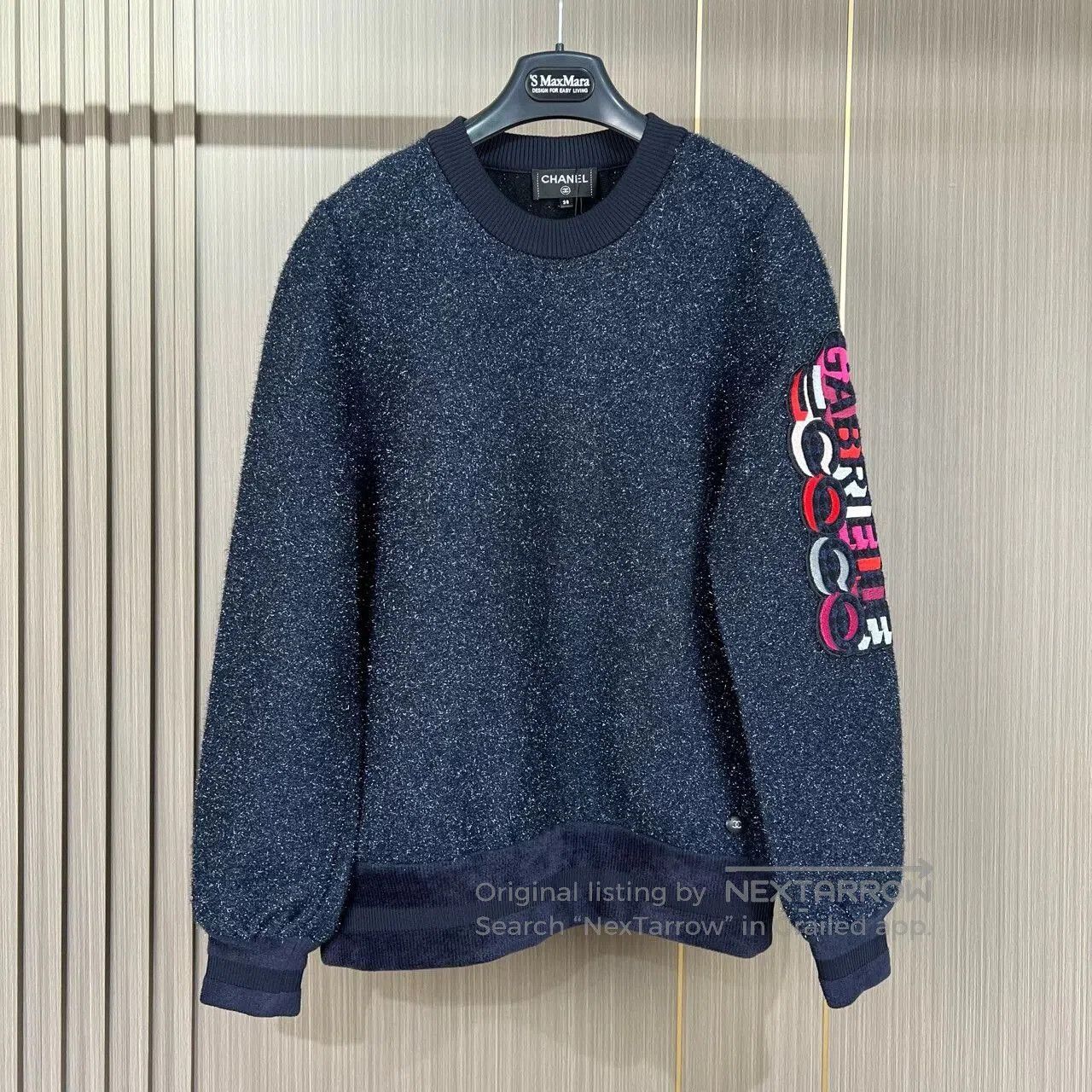 Chanel chanel embroidered letter starry sweatshirt. Size M / US 6-8 / IT 42-44 - 1 Thumbnail