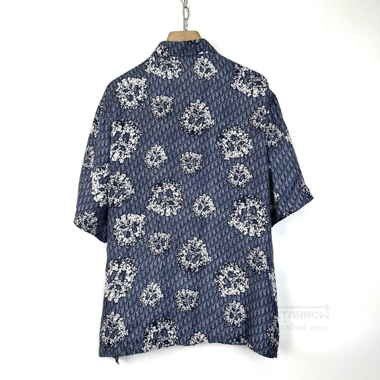 Dior DIOR x Denim Tears Silk Monogram Oversized Shirt. Size US XL / EU 56 / 4 - 2 Thumbnail