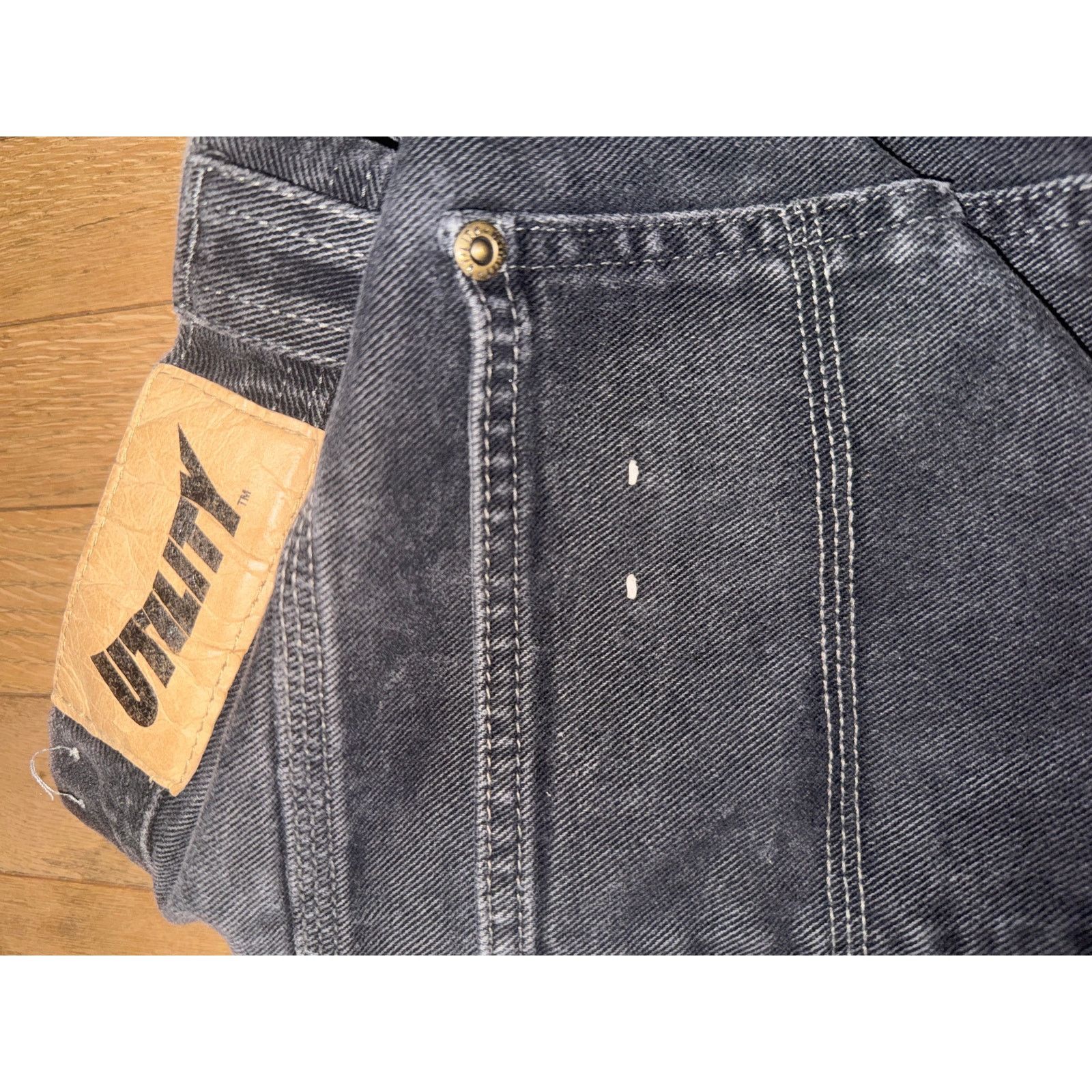 Vintage Black Utility Vintage Jorts Size US 38 / EU 54 - 4 Thumbnail