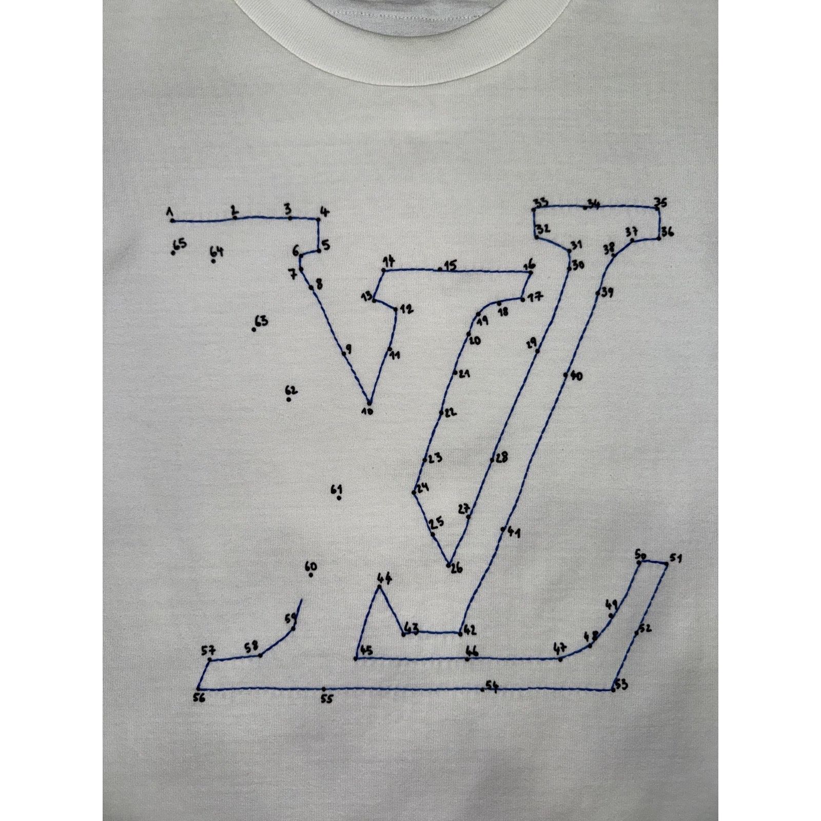 Louis Vuitton Louis Vuitton Stitch Embroidery Logo Short Sleeve T-Shirt M Size US M / EU 48-50 / 2 - 4 Thumbnail