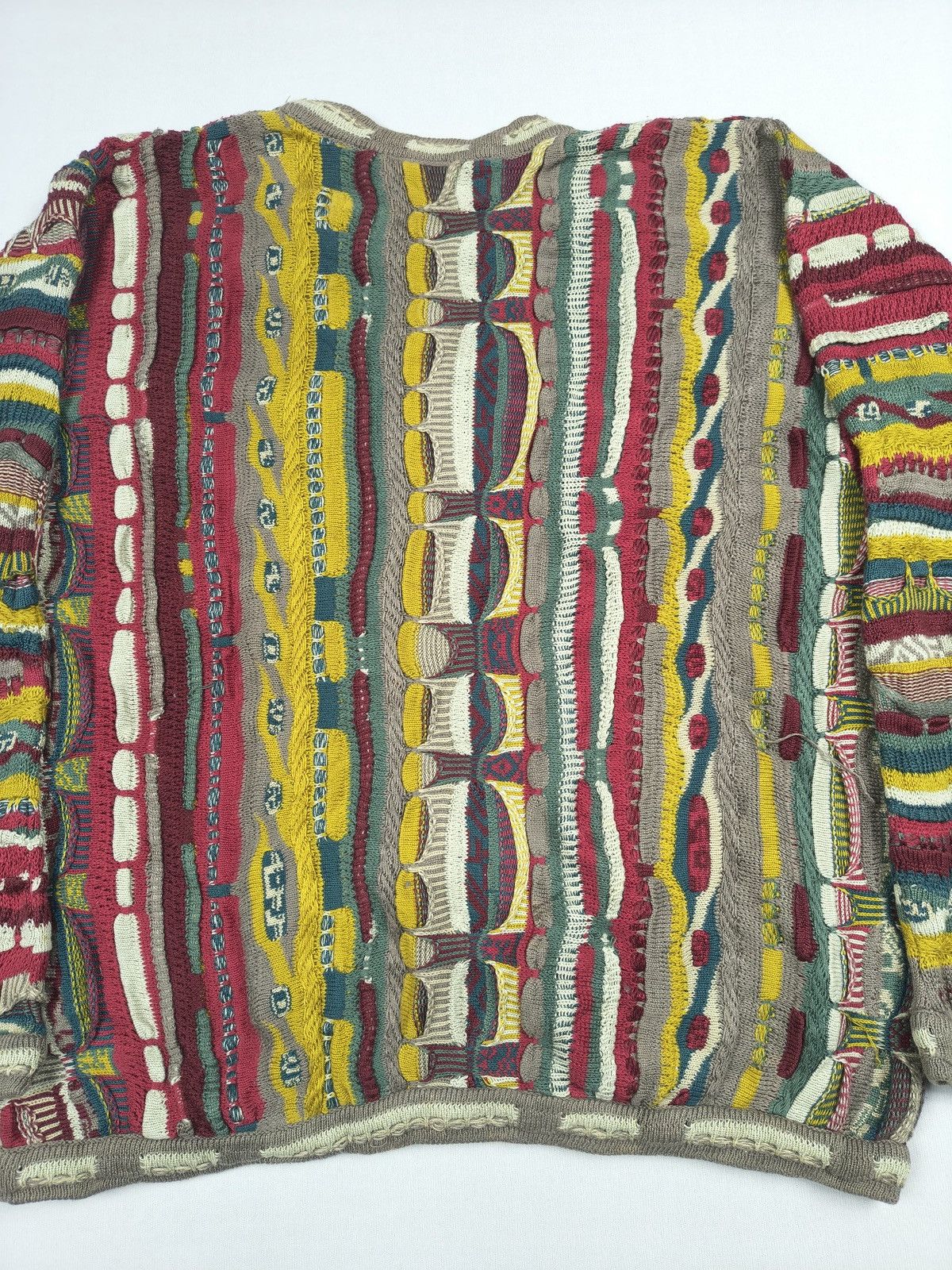 Coogi Coogi Youth Earthtone Knit Sweater (055) Size US S / EU 44-46 / 1 - 5 Thumbnail