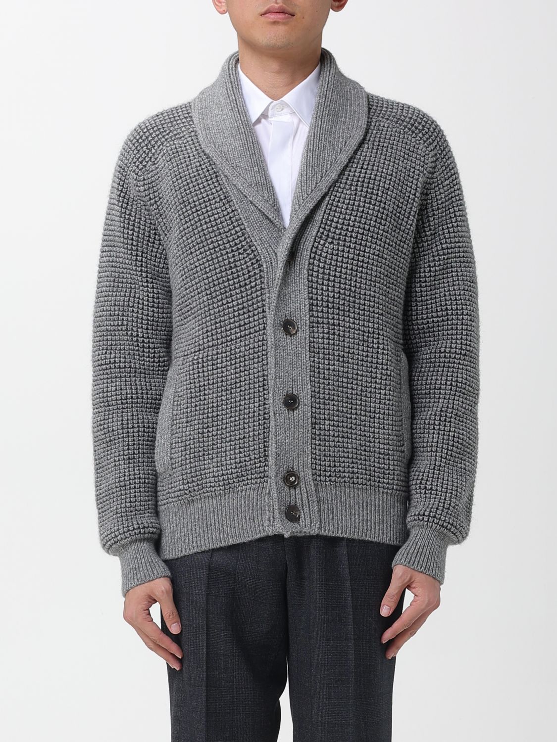 Zegna Sweater Men Grey