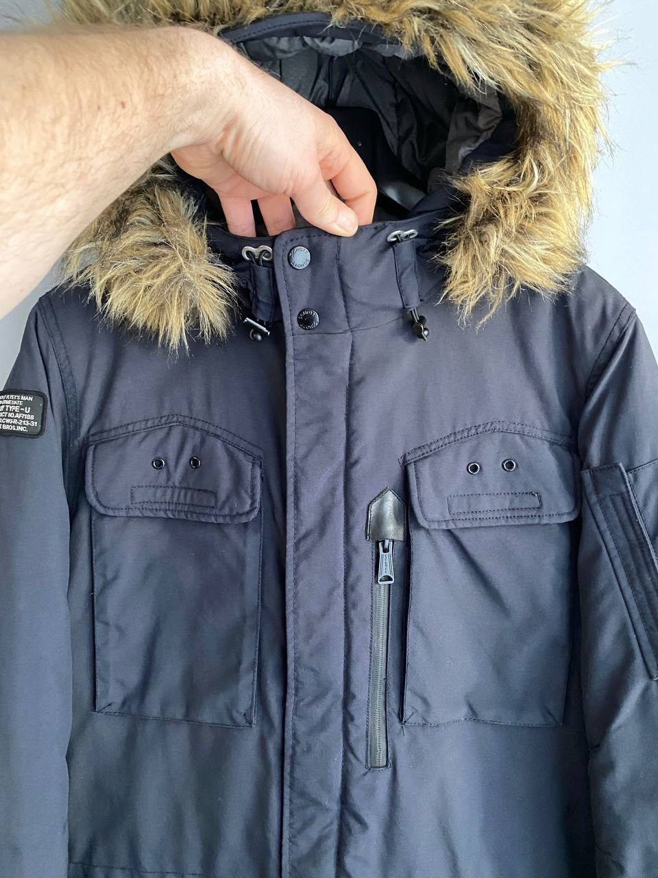 Schott Schott NYC Thunder Men's Winter Parka Jacket, Size M-L Size US M / EU 48-50 / 2 - 3 Thumbnail