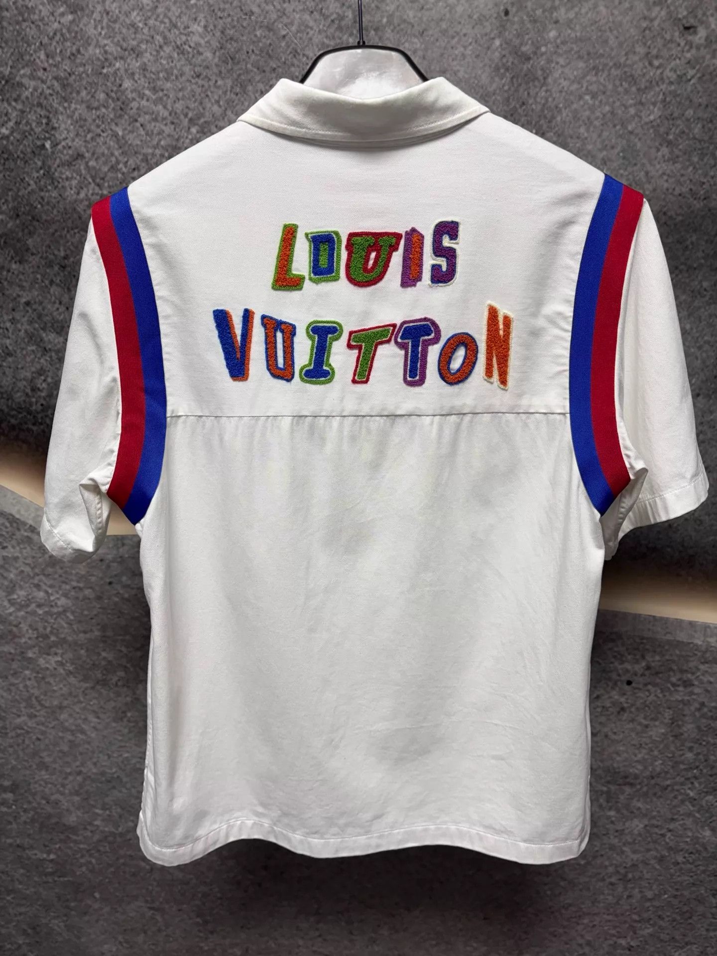 Louis Vuitton LV x NBA short-sleeve shirt M White Like New Size US M / EU 48-50 / 2 - 2 Thumbnail