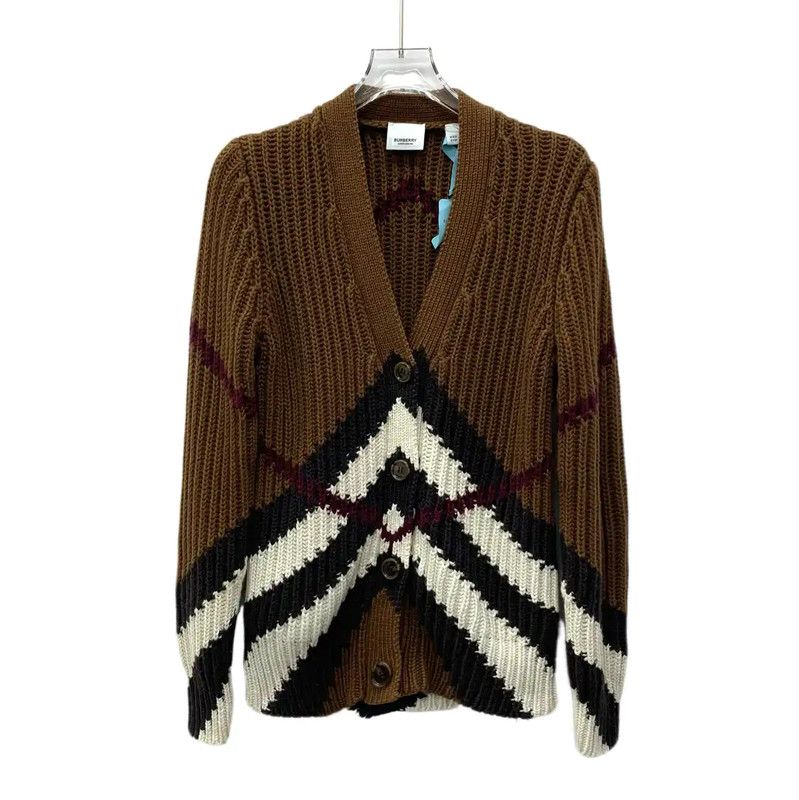 Burberry Burberry Brown Cashmere Knit Cardigan for Women Size S / US 4 / IT 40 - 1 Thumbnail