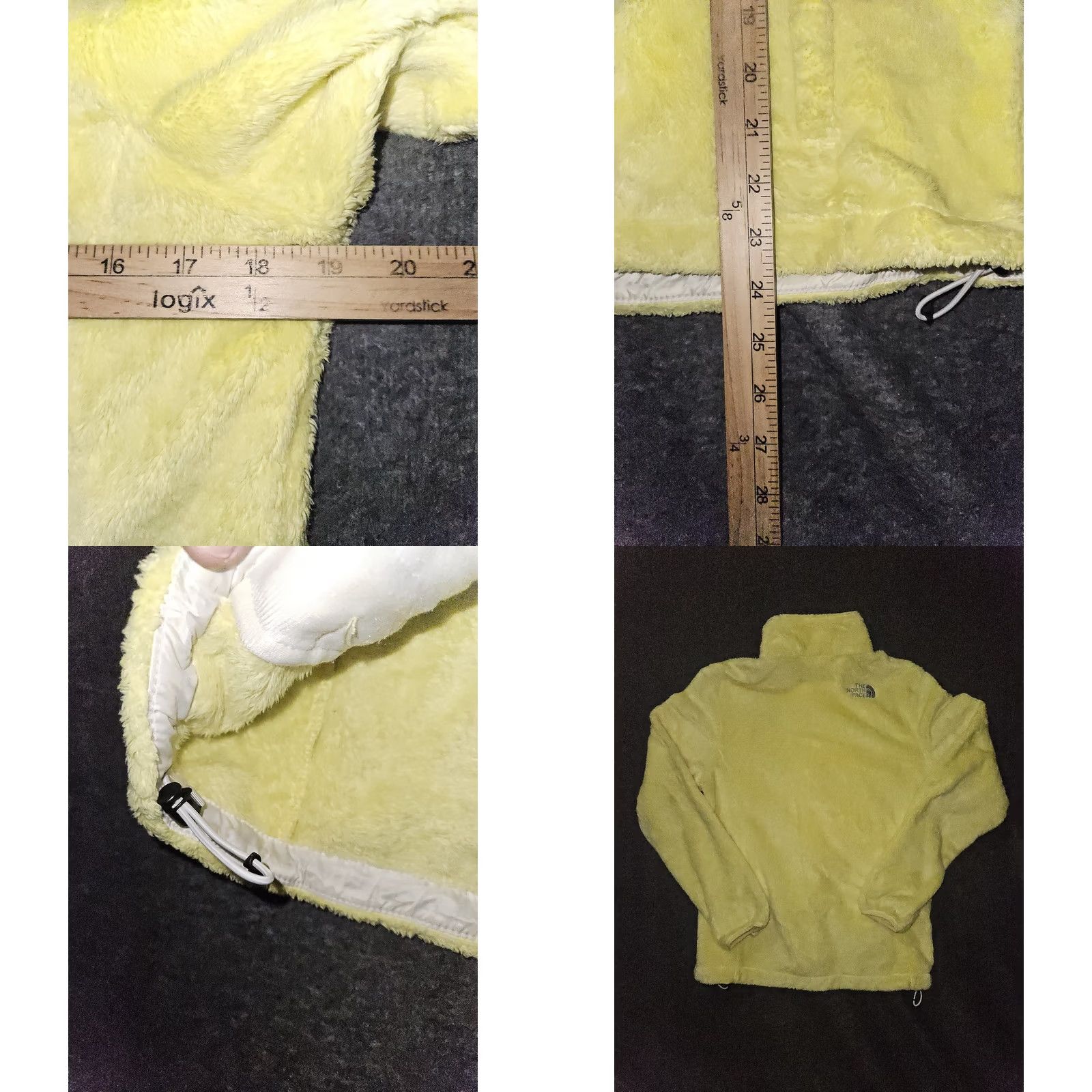 The North Face VINTAGE North Face Jacket Womens Small Yellow Fleece Full Zip Soft Shaggy Outdoor Cozy Size S / US 4 / IT 40 - 8 Thumbnail