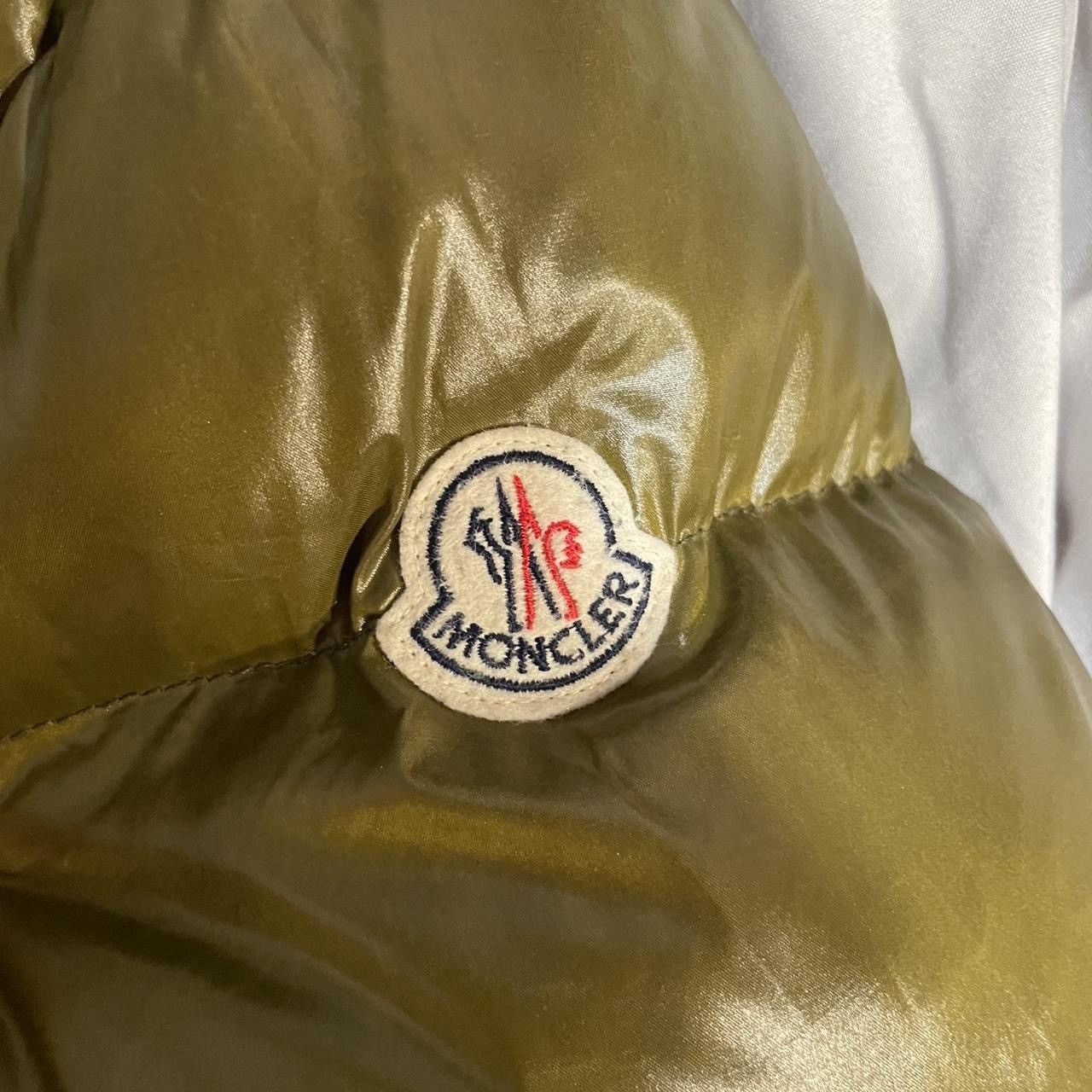 Moncler Vintage Moncler Maya Down Glossy Puffer Bomber Jacket Olive Size US M / EU 48-50 / 2 - 3 Thumbnail