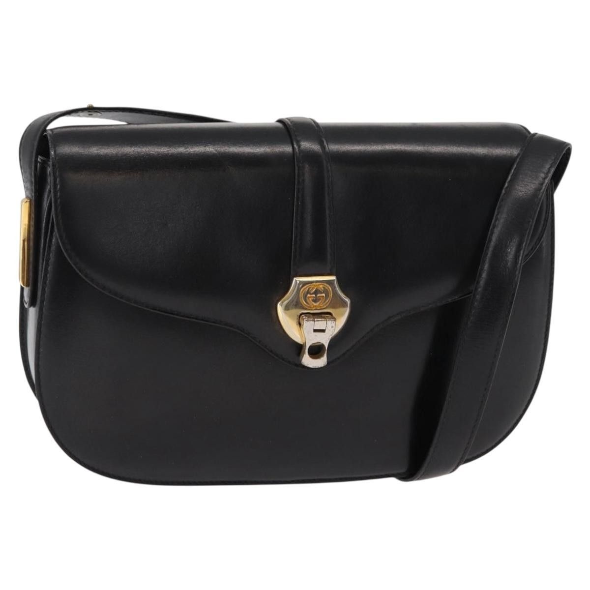 Gucci Gucci Vintage Flap Shoulder Bag Leather Size ONE SIZE - 1 Thumbnail
