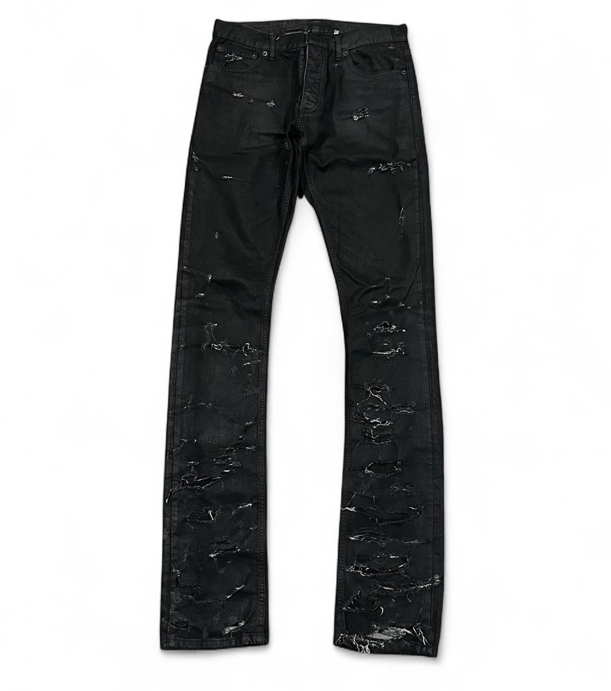 dior ss04 strip denim