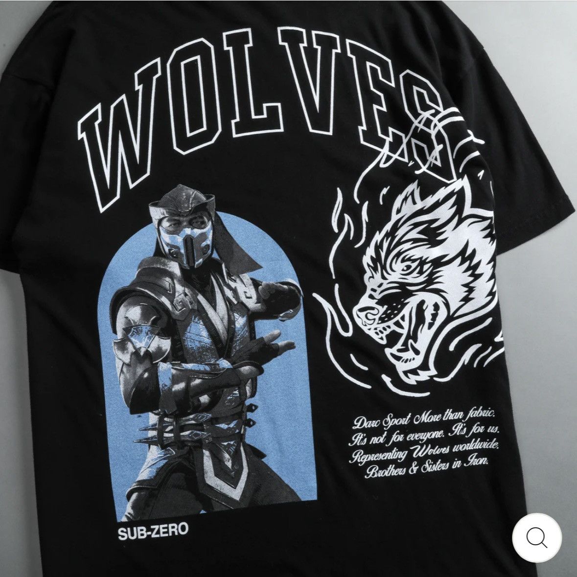 Darc Sport DARC SPORT X MORTAL KOMBAT SUB ZERO ICE SHIRT Grailed