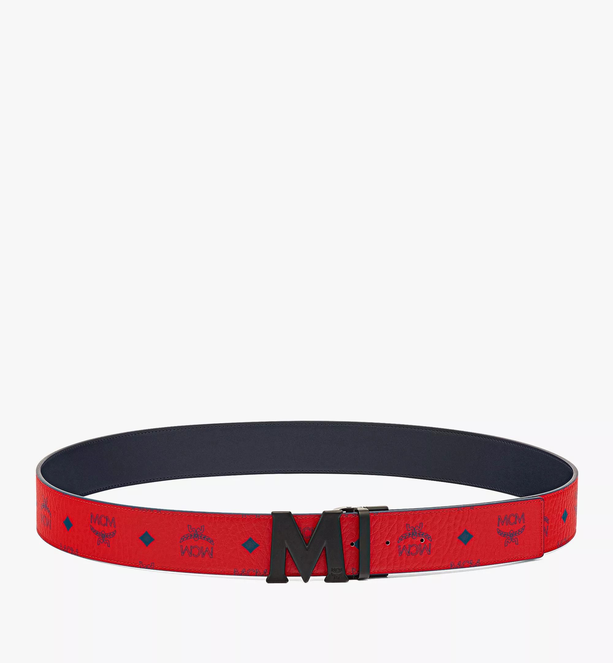 MCM o1mt1gz0225 Size: 95 / Reversible Belt in Red Size 36 - 5 Thumbnail
