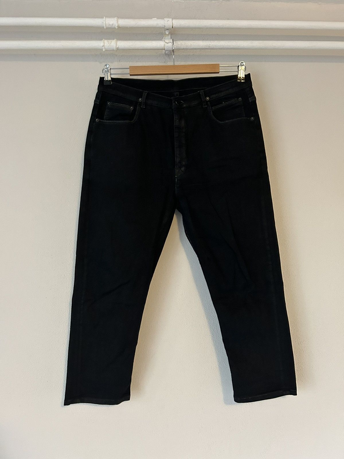 Rick Owens Drkshdw Torrence Cut Cropped Jeans Size US 32 / EU 48 - 1 Thumbnail
