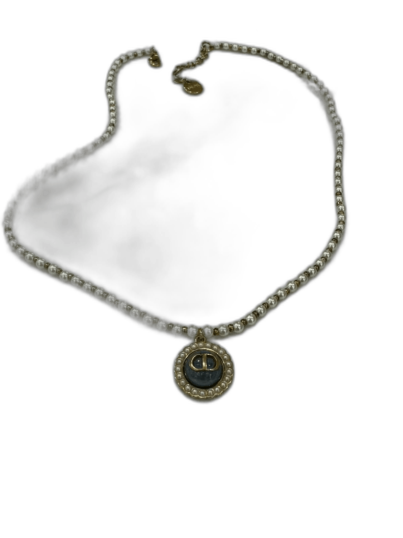 Dior Dior New Pendant Pearl Necklace Size ONE SIZE - 1 Thumbnail