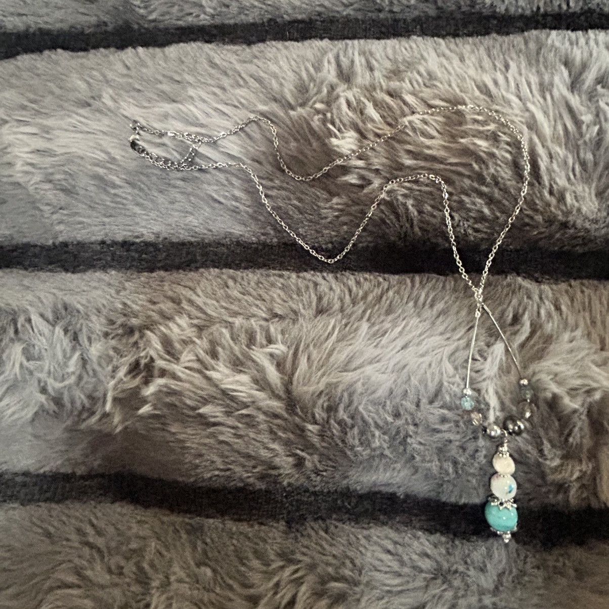 Handmade Handcrafted vintage bead changeable charm pendant necklace Size ONE SIZE - 6 Thumbnail