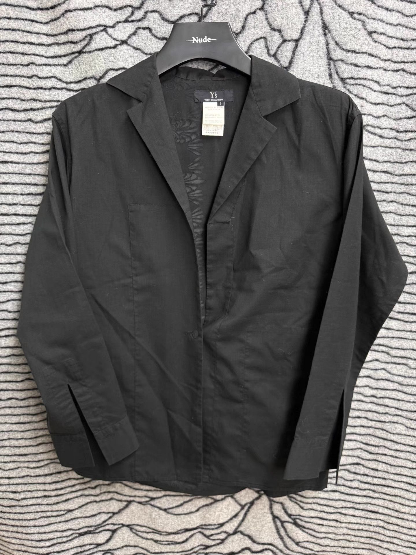 Yohji Yamamoto yohji yamamoto y's Sheer Patterned Shirt K20 Size US L / EU 52-54 / 3 - 1 Thumbnail