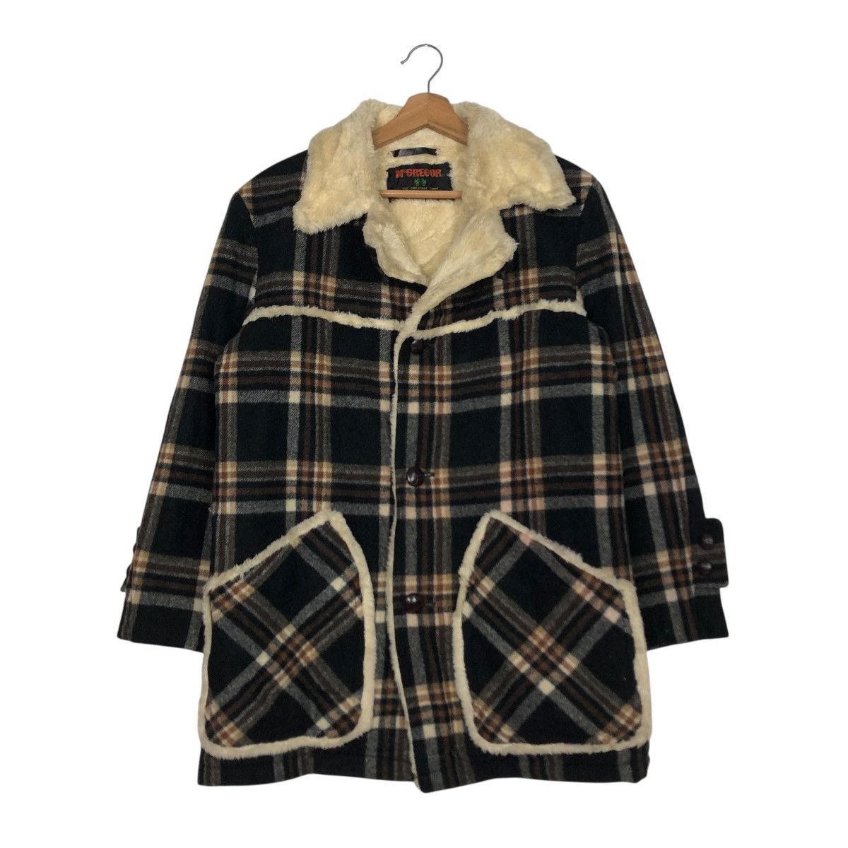 McGregor 🔥VINTAGE WOOL CHORE JACKET MCGREGOR TARTAN ISSEY MIYAKE Size US M / EU 48-50 / 2 - 3 Thumbnail