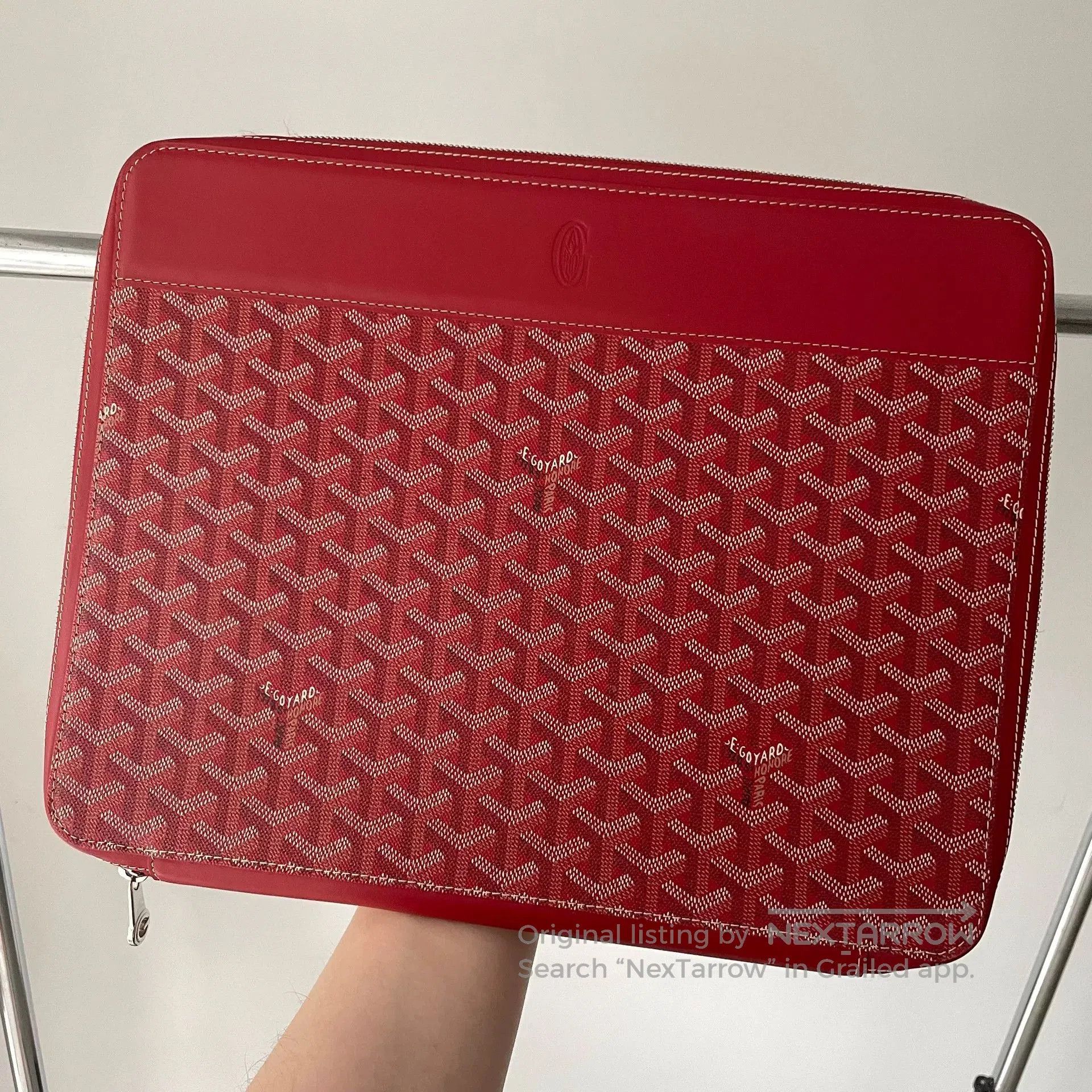 Goyard Goyard Red Laptop Briefcase. Size ONE SIZE - 1 Thumbnail