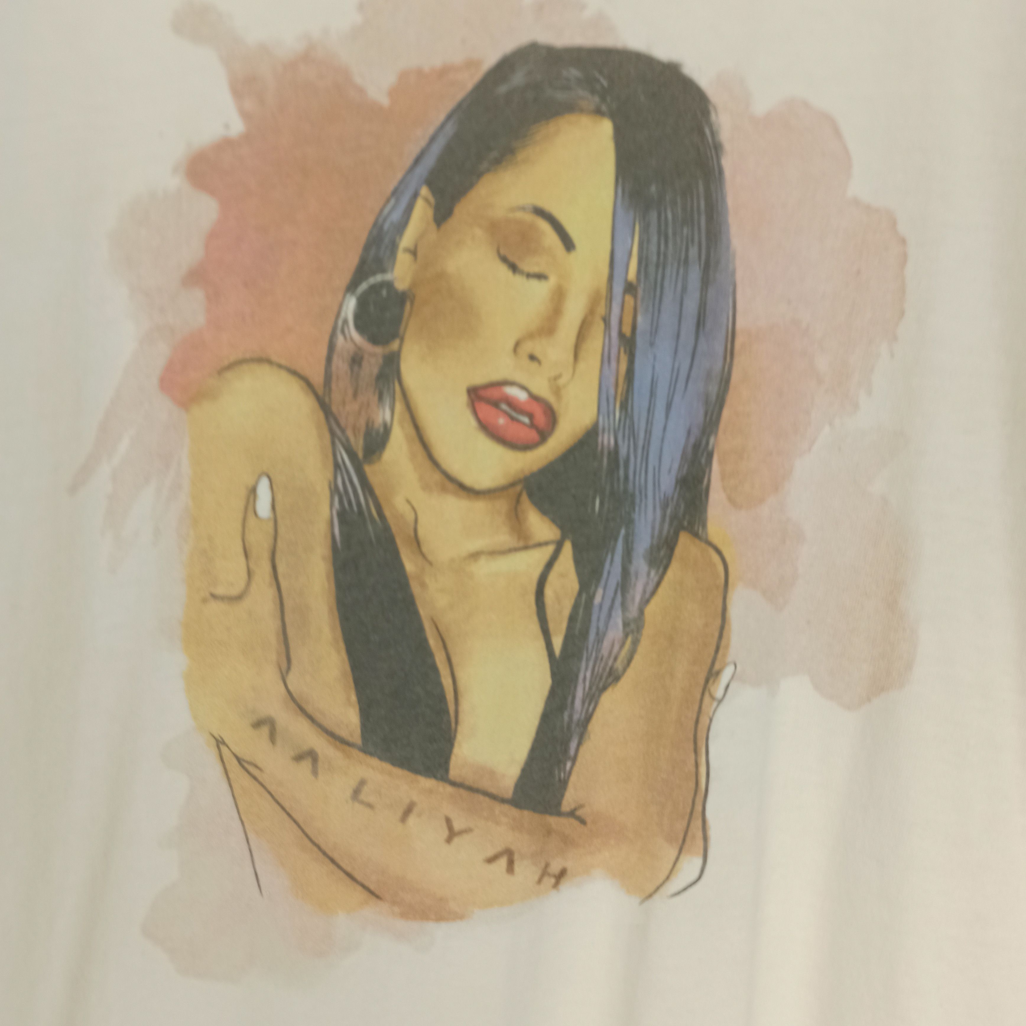Band Tees AAliyah Rap Tee Size US M / EU 48-50 / 2 - 2 Thumbnail