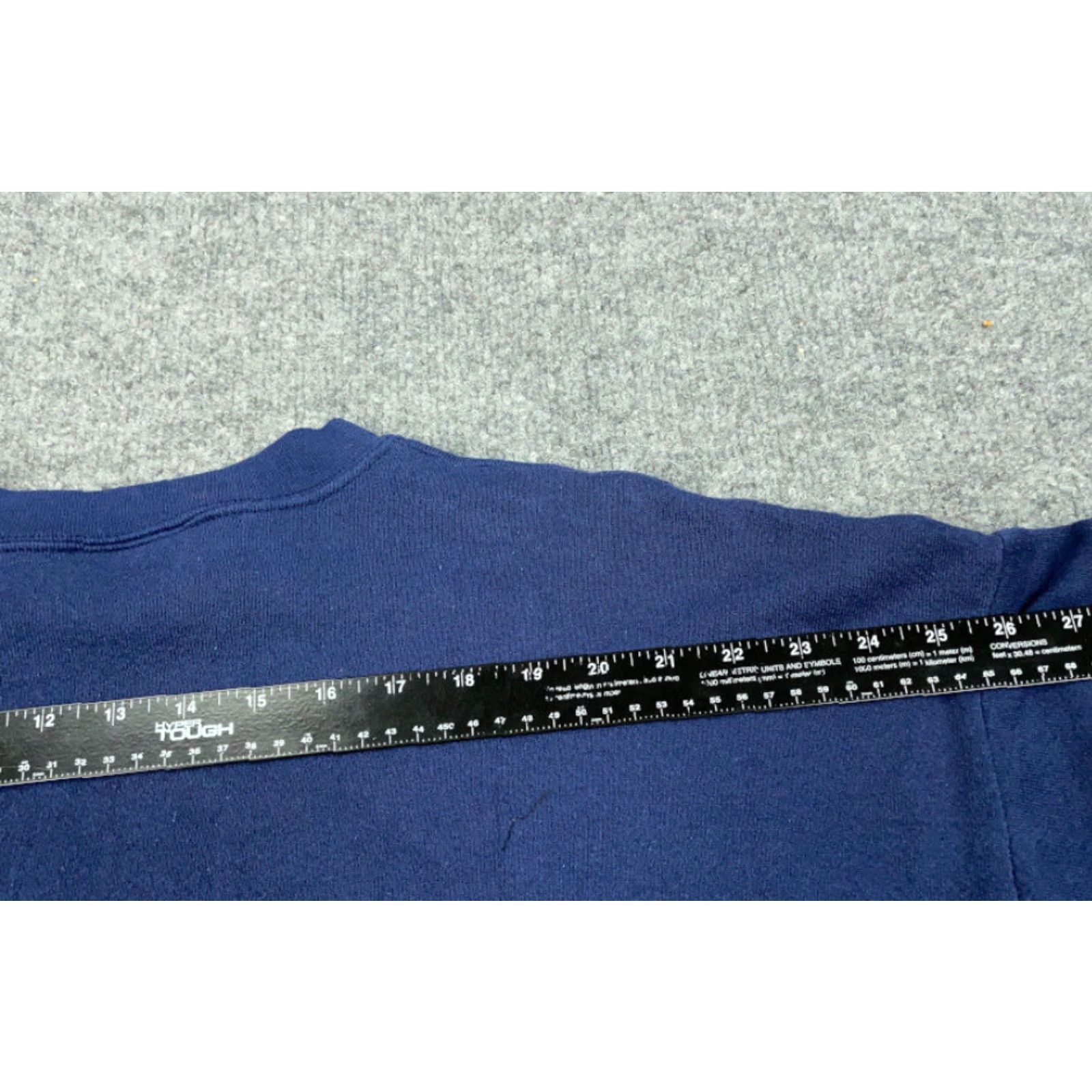 Tultex VINTAGE Tultex Blue Pullover Sweatshirt Adult XL 90s Skater Hipster Retro Mens Size US XL / EU 56 / 4 - 5 Thumbnail