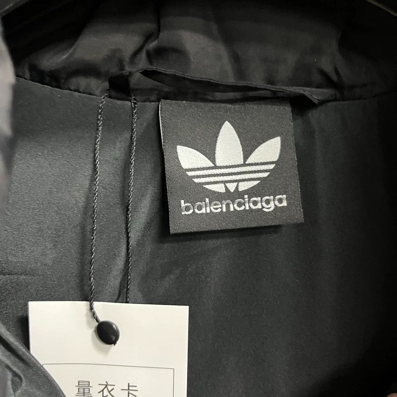Balenciaga Black Logo Printed Long Sleeve Jacket-2506 Size US M / EU 48-50 / 2 - 2 Thumbnail