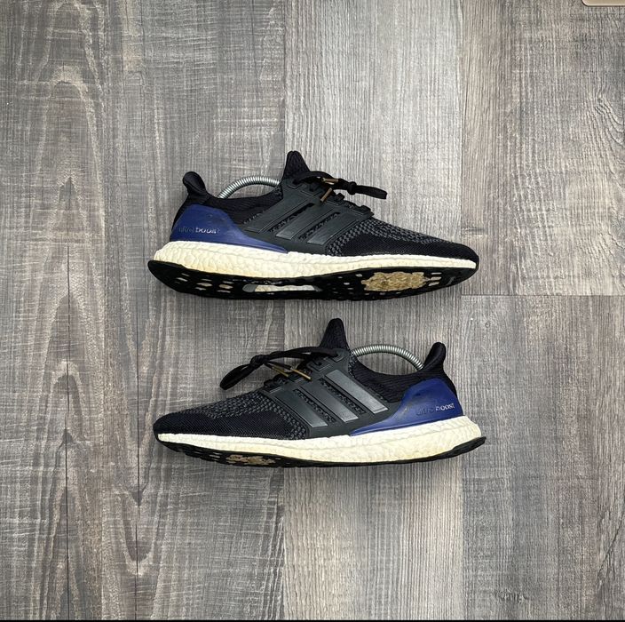 Adidas ultra boost 1. hot sale og black gold purple