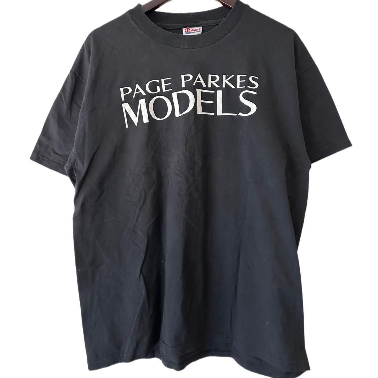 Vintage 90s Y2K Vintage Page Parkes Models Super Model Agency tee Size US L / EU 52-54 / 3 - 1 Thumbnail