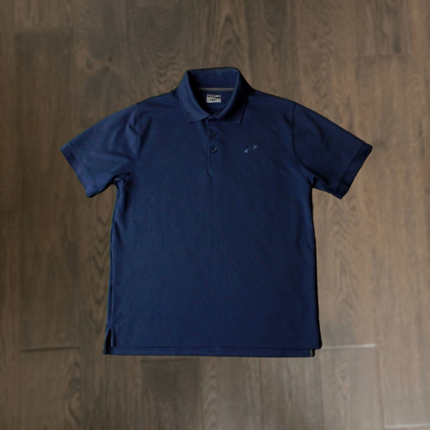 Under Armour UNDER ARMOUR HEATGEAR Polo Shirt Men 2011 Size M Navy Blue Short Sleeve Classic Fit Shirt Size US M / EU 48-50 / 2 - 1 Thumbnail