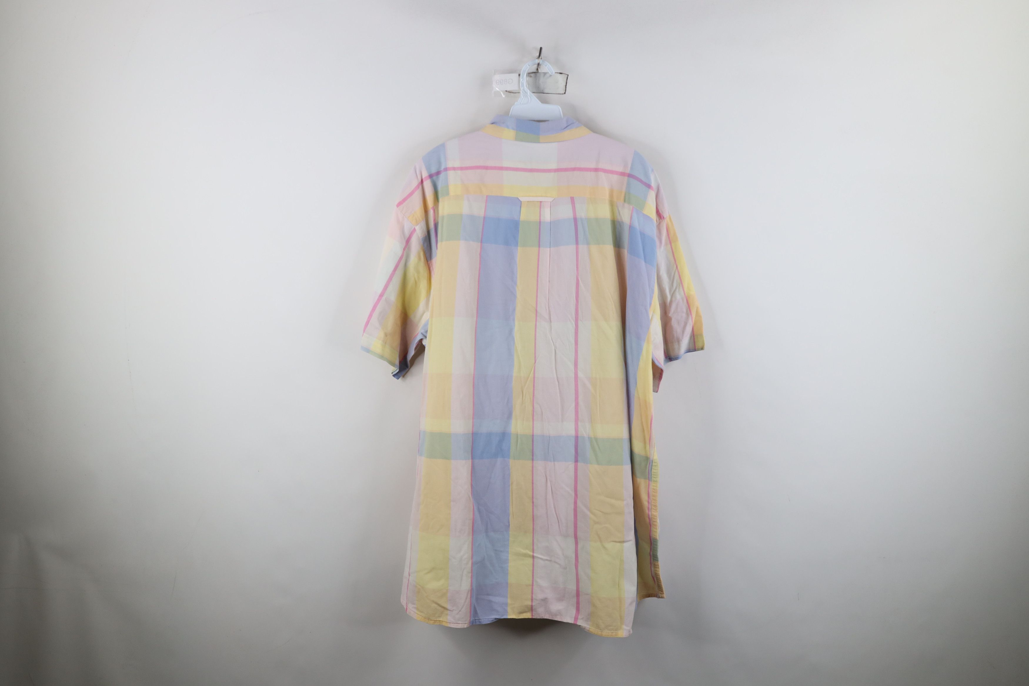 Orvis Vintage 90s Orvis Checkered Madras Plaid Button Down Shirt Size US XL / EU 56 / 4 - 9 Thumbnail