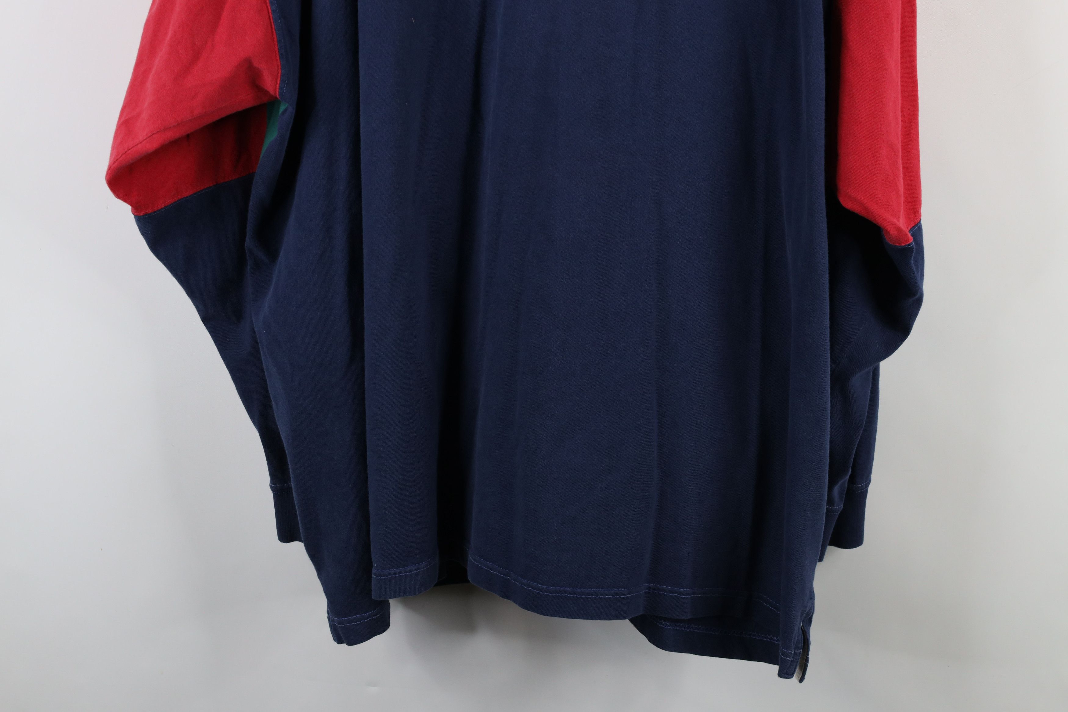 Vintage Vintage 90s Streetwear Block Long Sleeve Rugby Polo Shirt Size US XXL / EU 58 / 5 - 13 Thumbnail