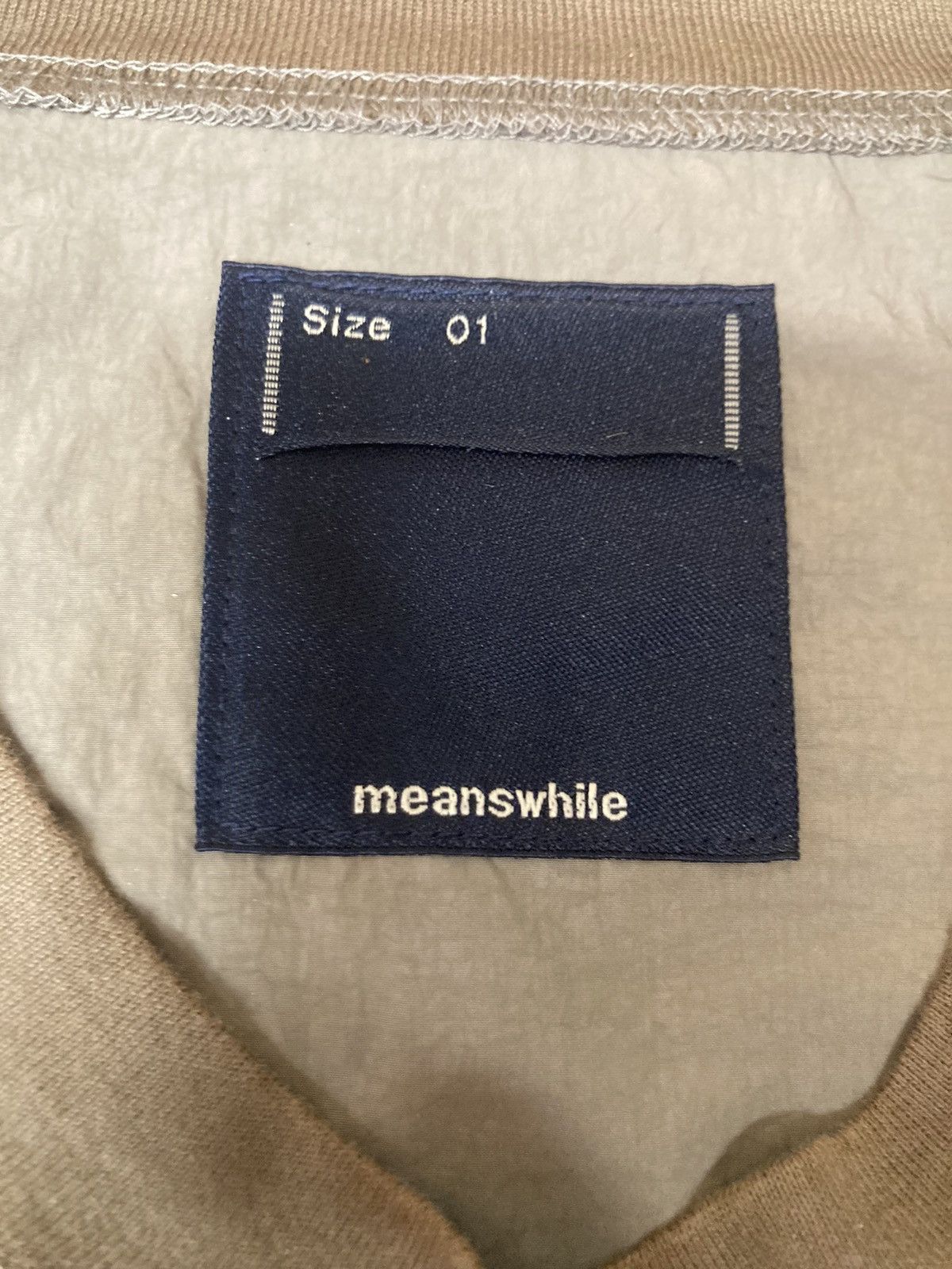 meanswhile Meanswhile escape zip popper salt shrink nylon shirt Size US S / EU 44-46 / 1 - 5 Thumbnail